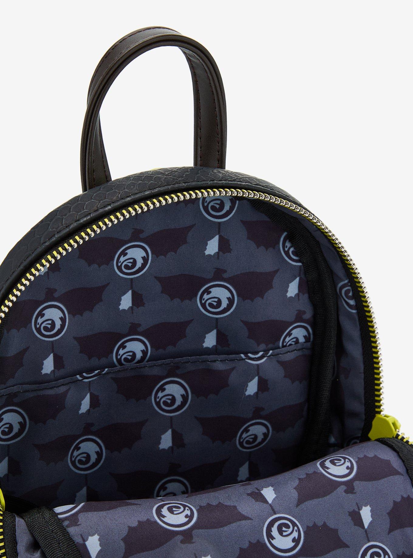 Loungefly DreamWorks How To Train Your Dragon Toothless Neon Crossbody Bag with Coin Purse, , alternate