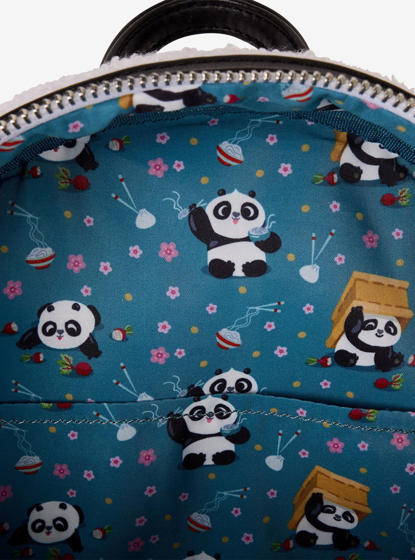 Loungefly DreamWorks Kung Fu Panda Plush Po Figural Mini Backpack, , alternate