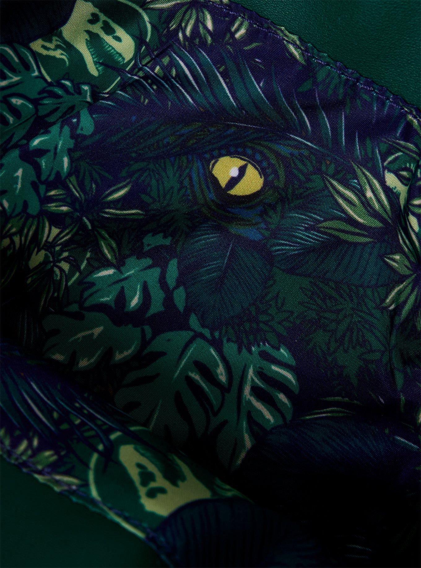 Loungefly Jurassic World Velociraptor Palms Glow-in-the-Dark Mini Backpack, , alternate