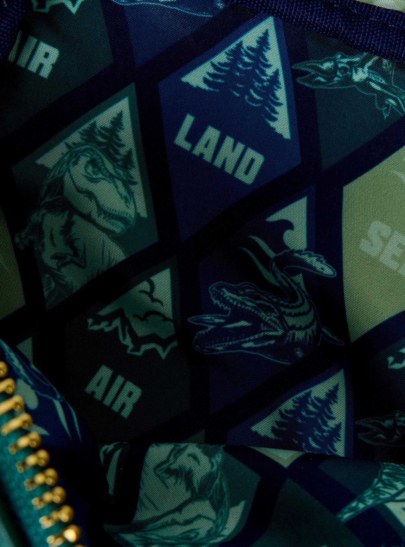 Loungefly Jurassic World Dinosaur Scene Crossbody Bag with Coin Purse, , alternate