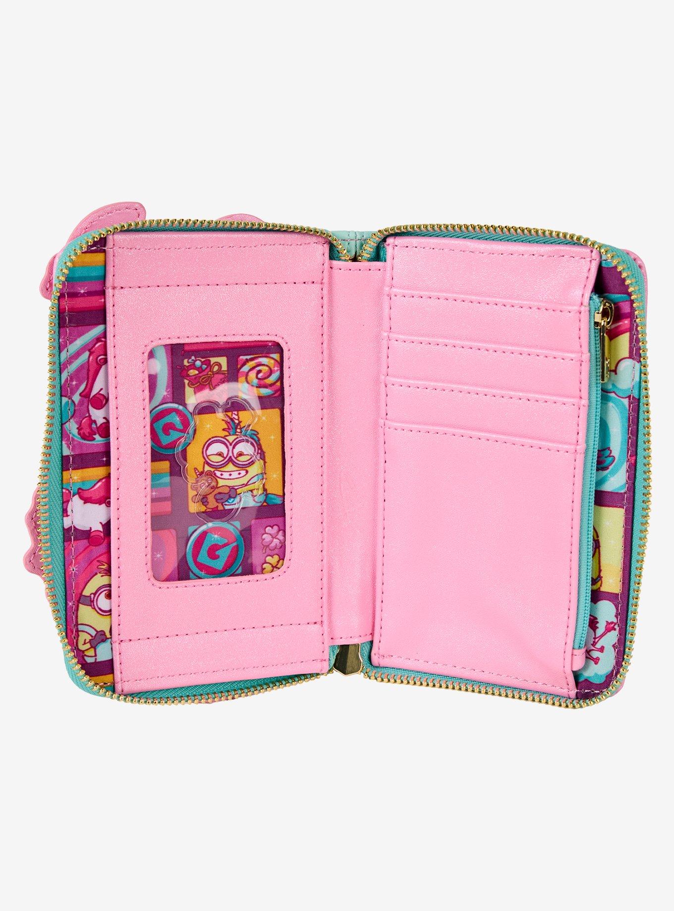 Loungefly Minions Fluffy Unicorn Zip Wallet, , alternate