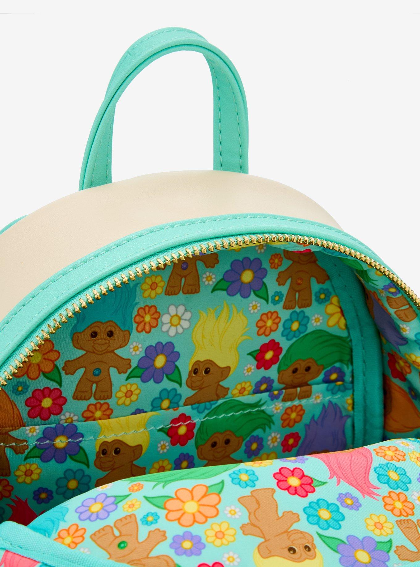 Loungefly Good Luck Trolls Rainbow Trolls Mini Backpack, , alternate