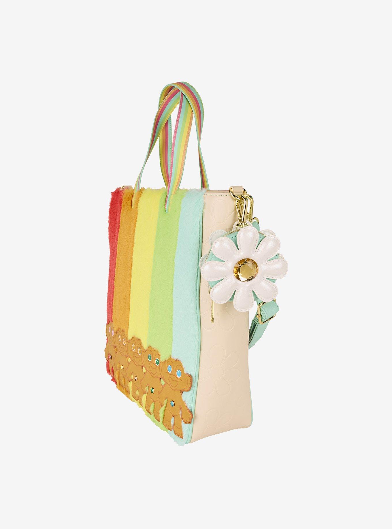 Loungefly Trolls Plush Rainbow Hair Tote Bag With Coin Purse, , alternate
