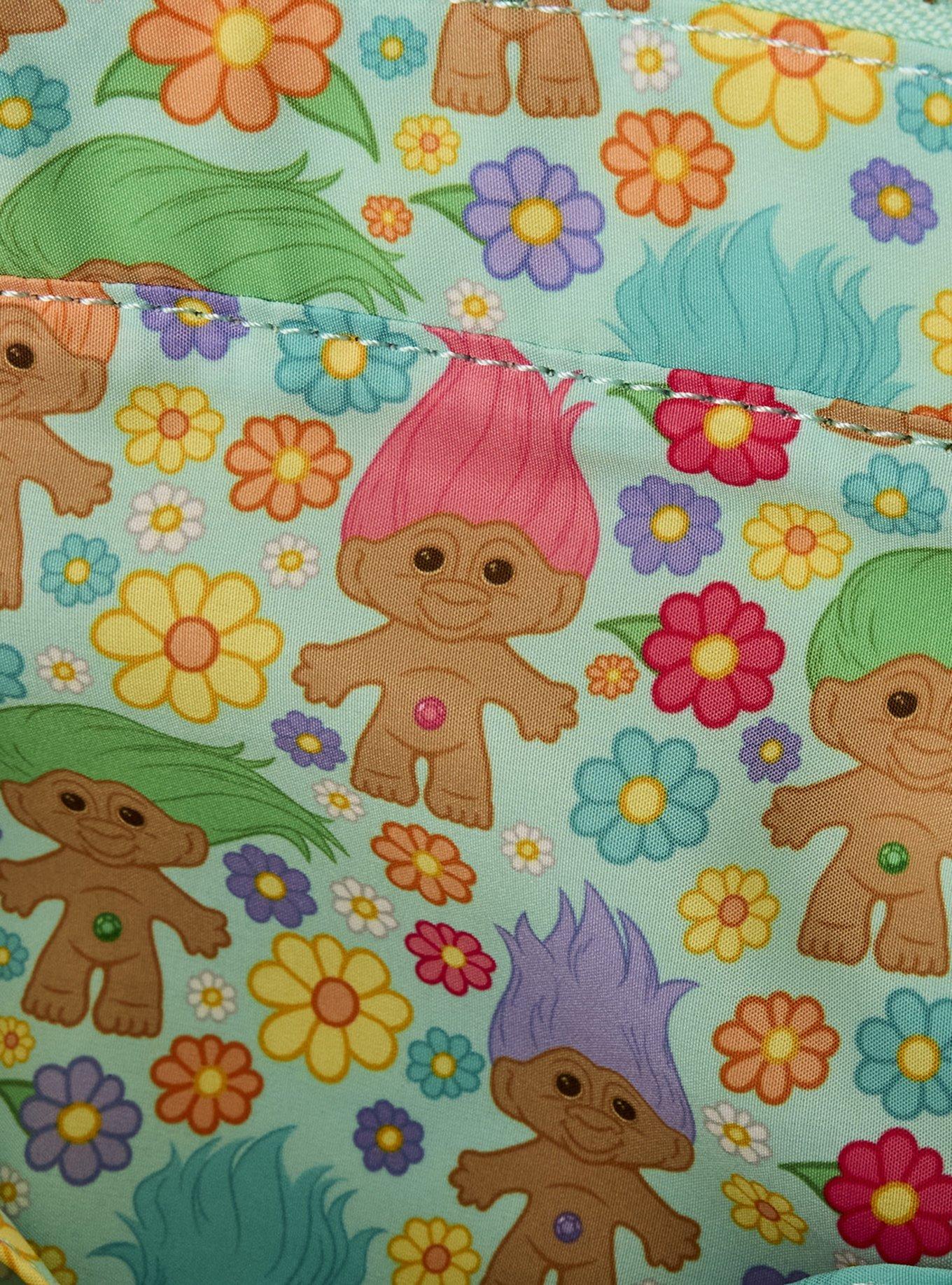 Loungefly Trolls Plush Rainbow Hair Tote Bag With Coin Purse, , alternate