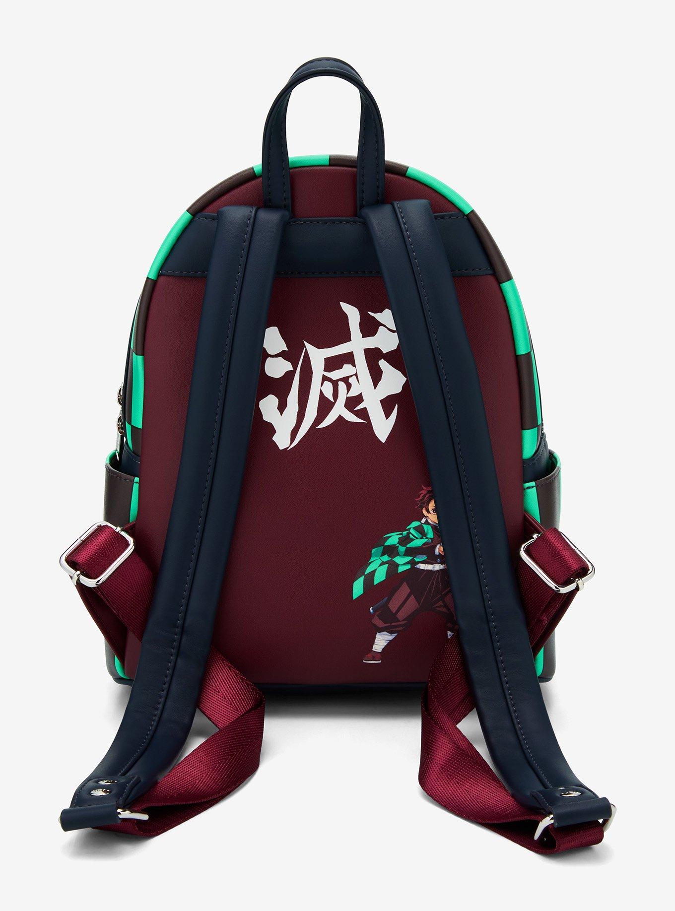 Loungefly Demon Slayer: Kimetsu no Yaiba Tanjiro Figural Mini Backpack, , alternate