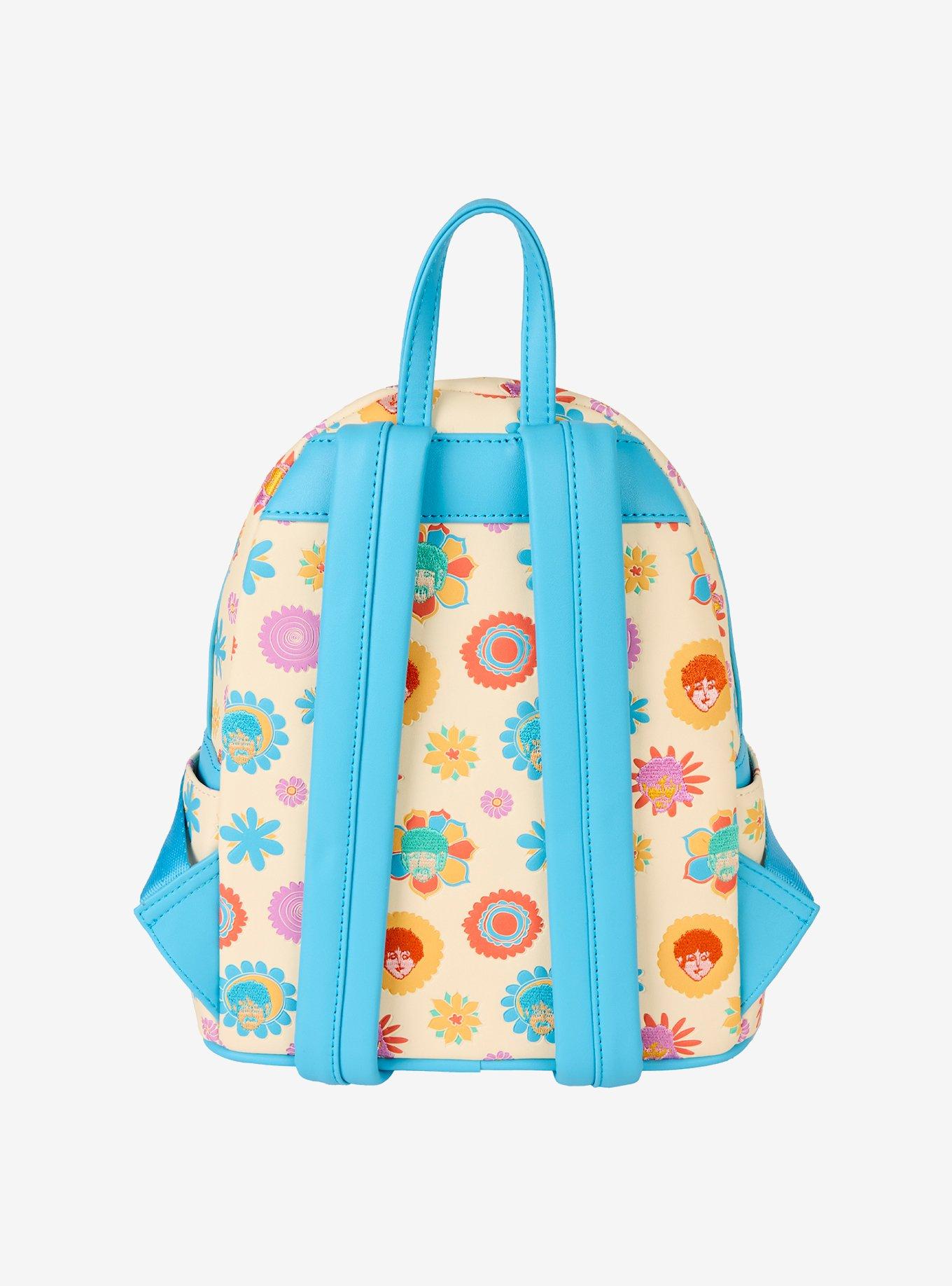 Loungefly The Beatles All You Need Is Love Floral Mini Backpack, , alternate