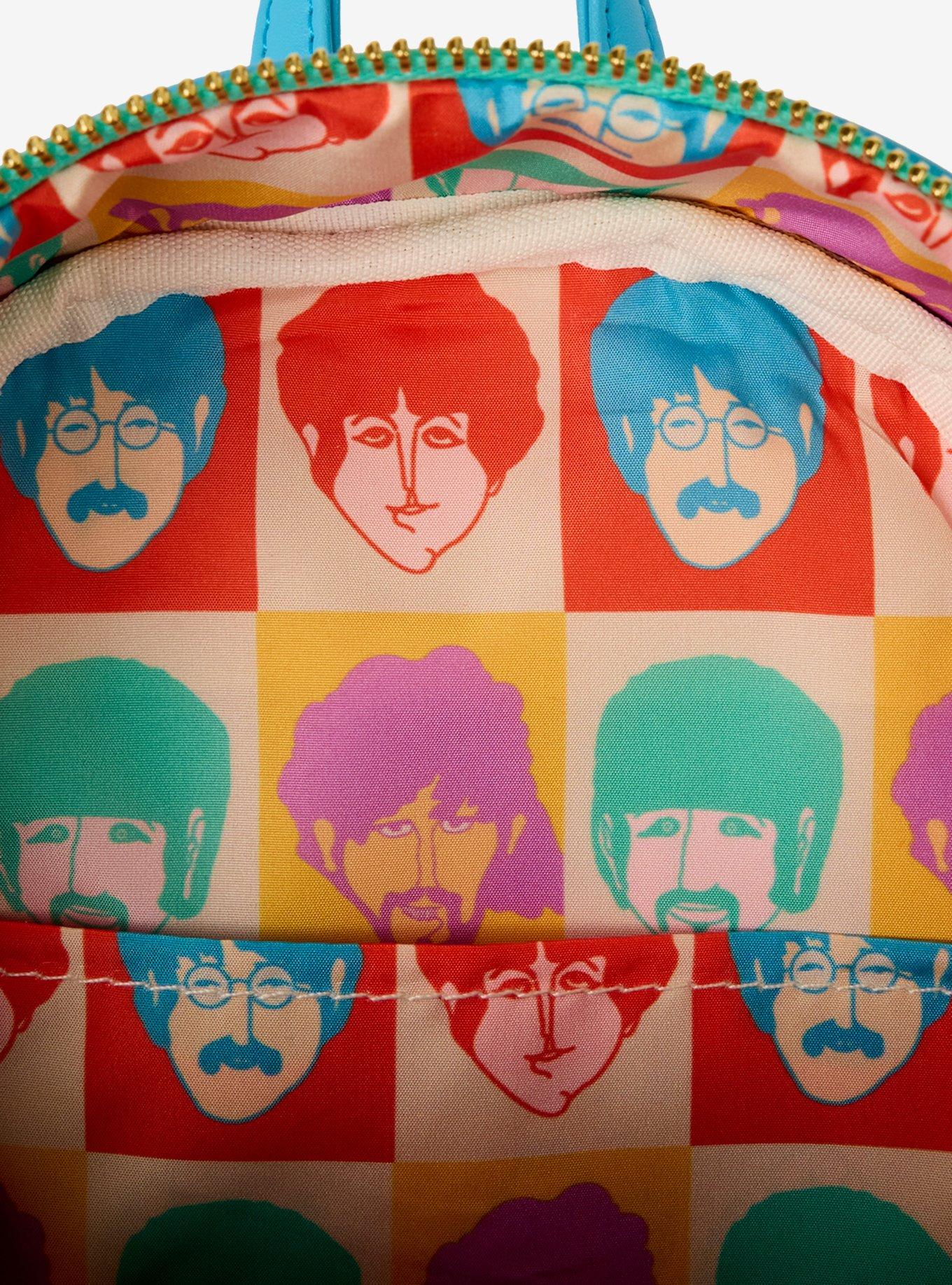 Loungefly The Beatles All You Need Is Love Floral Mini Backpack, , alternate