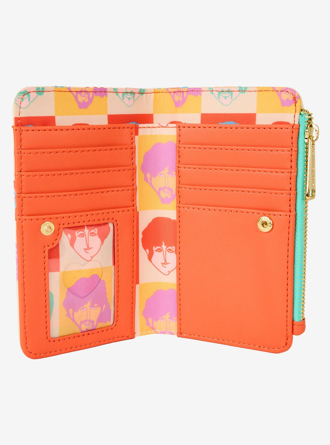 Loungefly The Beatles All You Need Is Love Floral Wallet, , alternate
