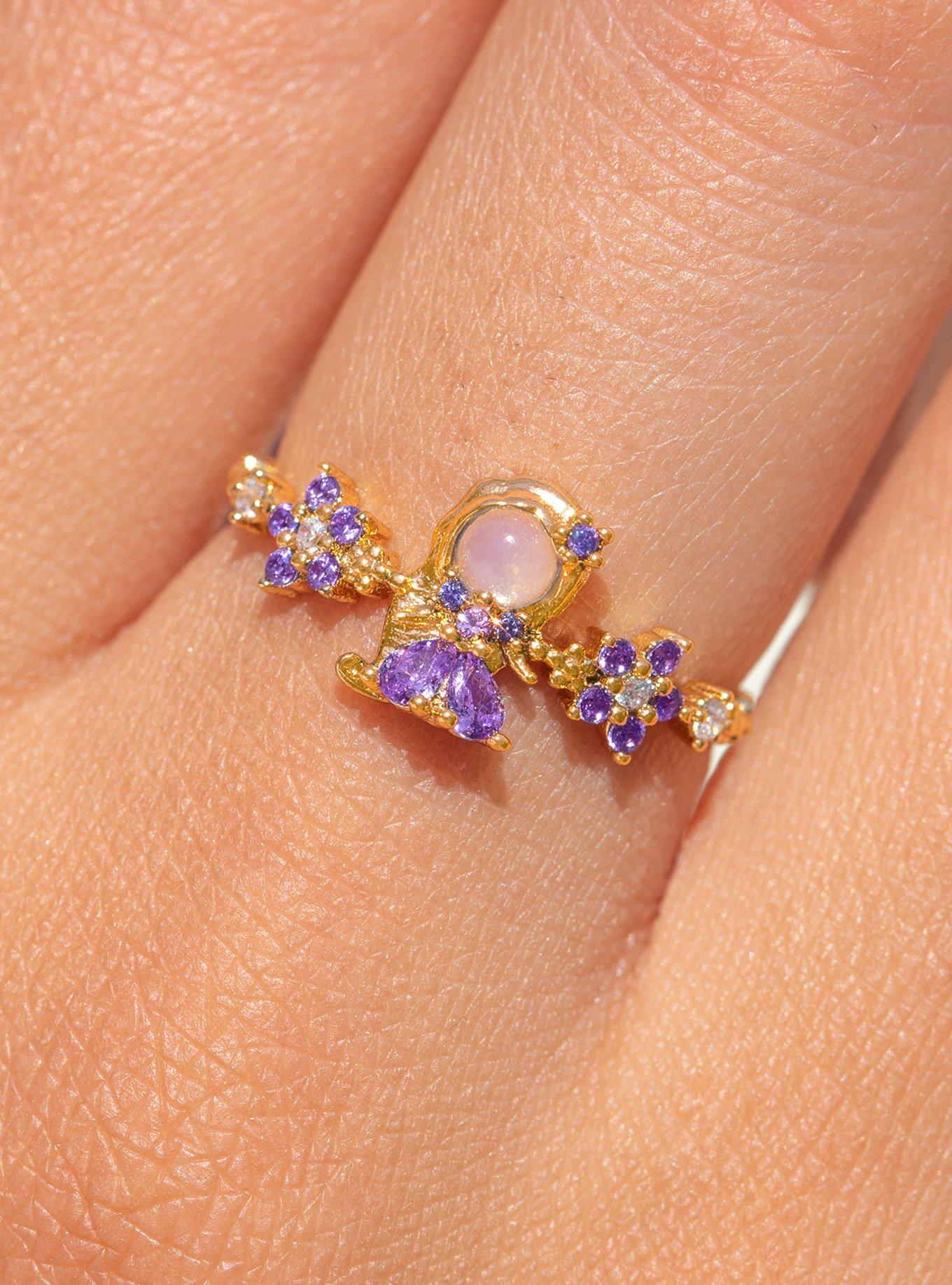 Disney Princess X Girls Crew Tangled Rapunzel Ring, MULTI, alternate