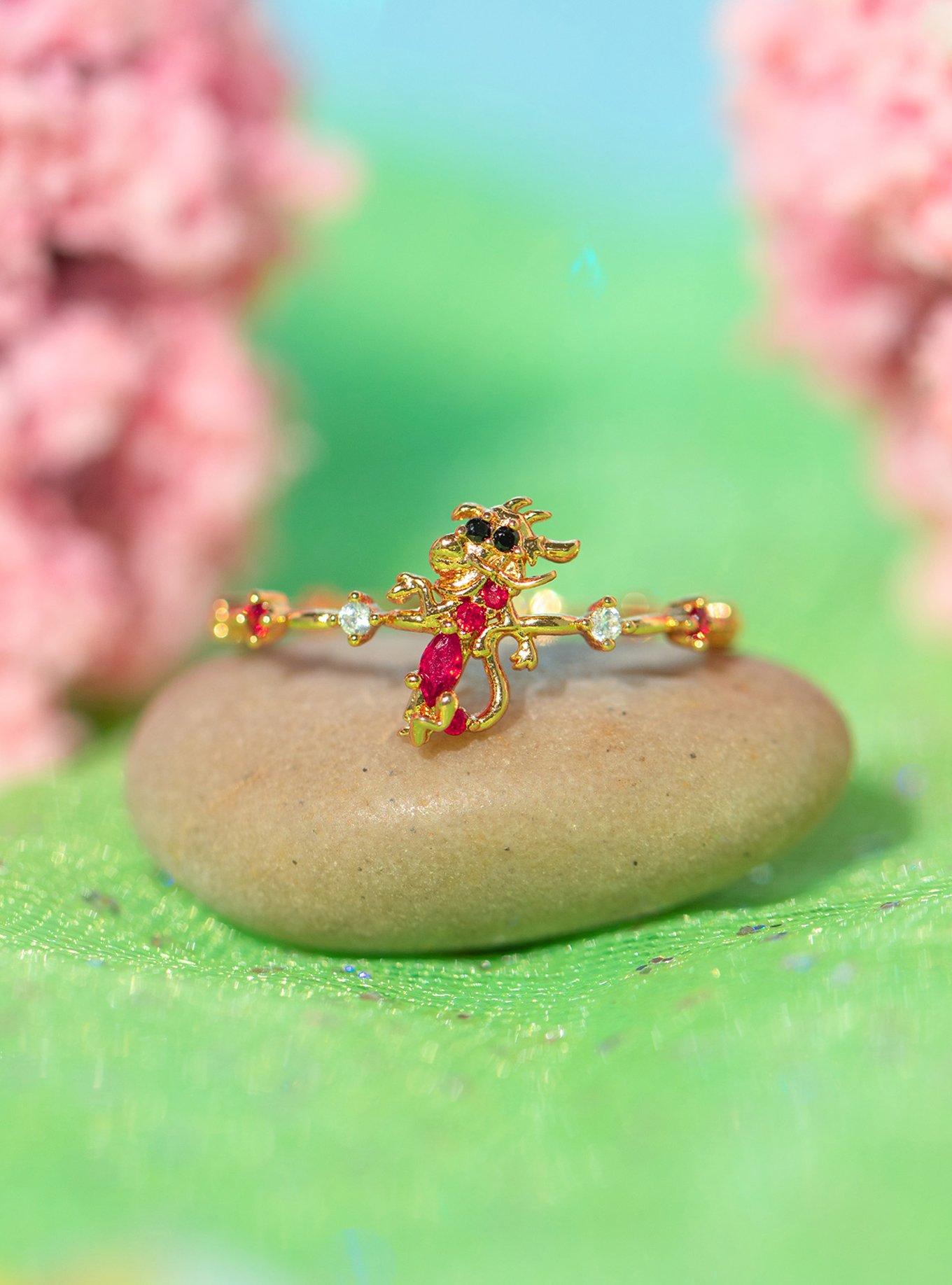 Disney Princess X Girls Crew Mulan Mushu Ring, MULTI, alternate