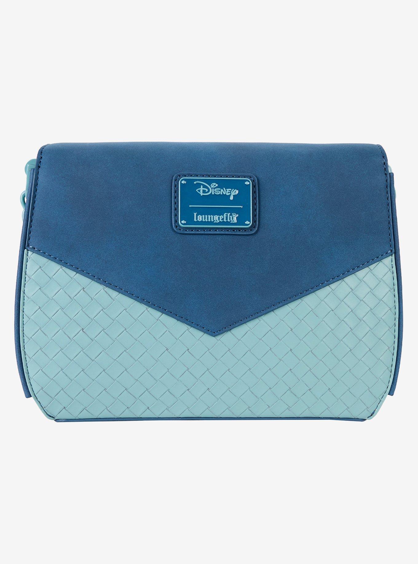 Loungefly Disney Lilo & Stitch Floral Embroidered Crossbody Bag, , hi-res
