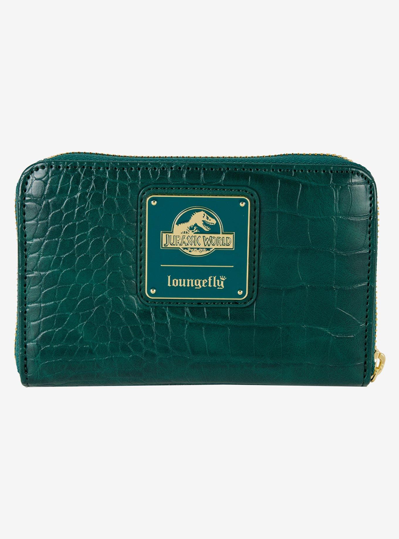 Loungefly Jurassic World Velociraptor Eye Lenticular Small Zip Wallet, , hi-res
