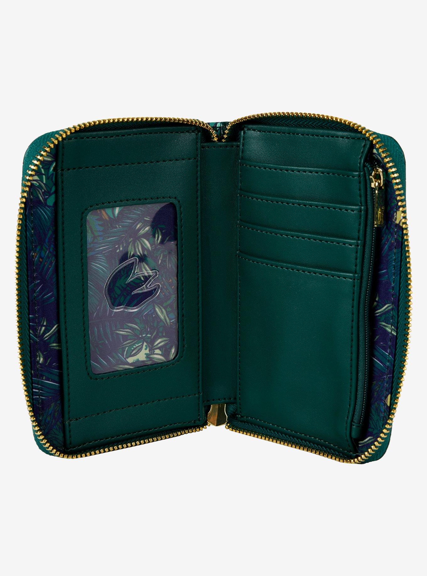 Loungefly Jurassic World Velociraptor Eye Lenticular Small Zip Wallet, , alternate