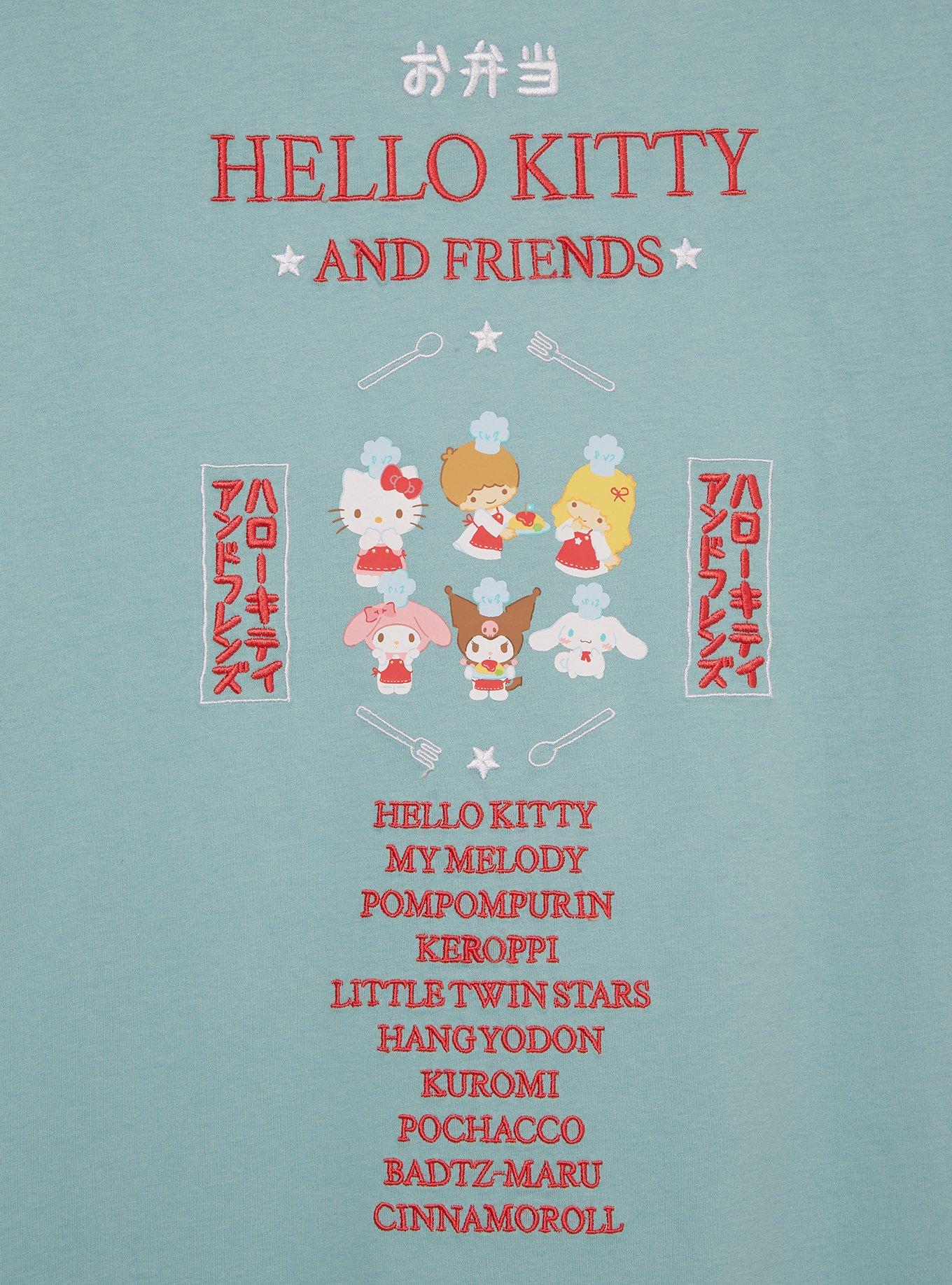 Sanrio Hello Kitty and Friends Bento Box T-Shirt — BoxLunch Exclusive, LIGHT BLUE, alternate