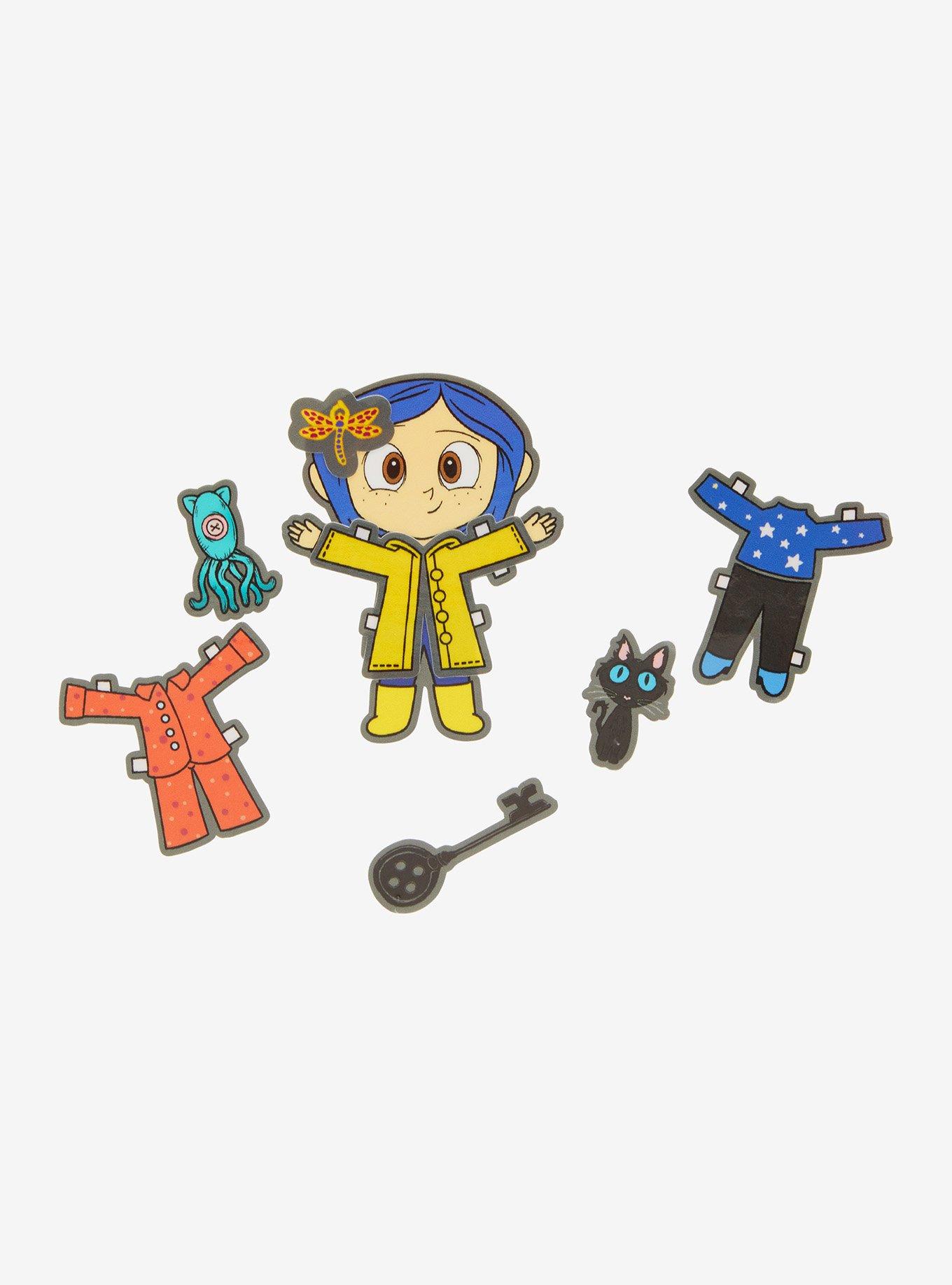 Coraline X SpooksieBoo Paper Doll Sticker Sheet, , hi-res