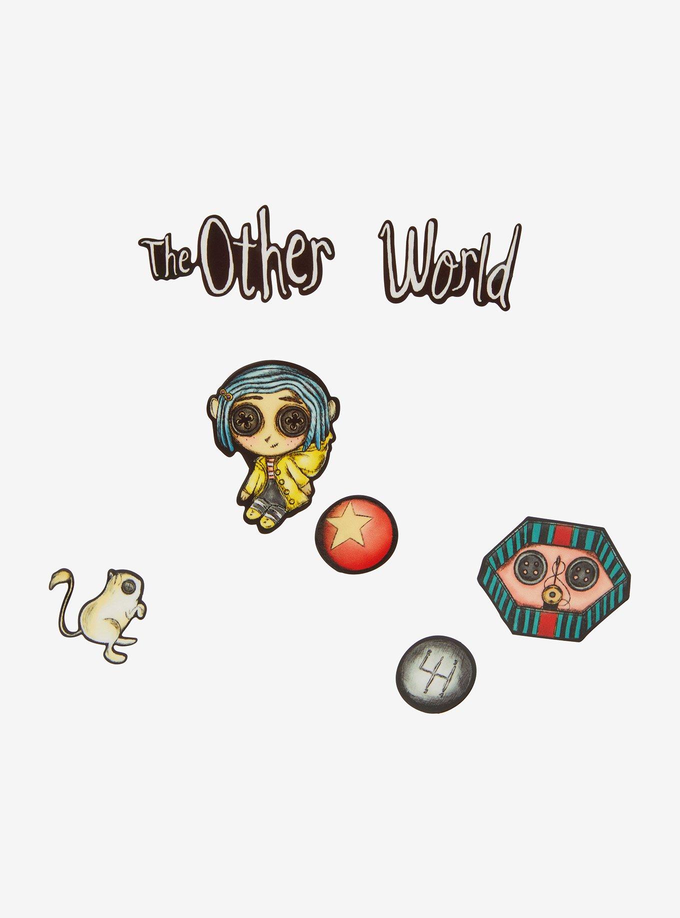 Coraline X Spooksieboo The Other World Sticker Sheet, , hi-res