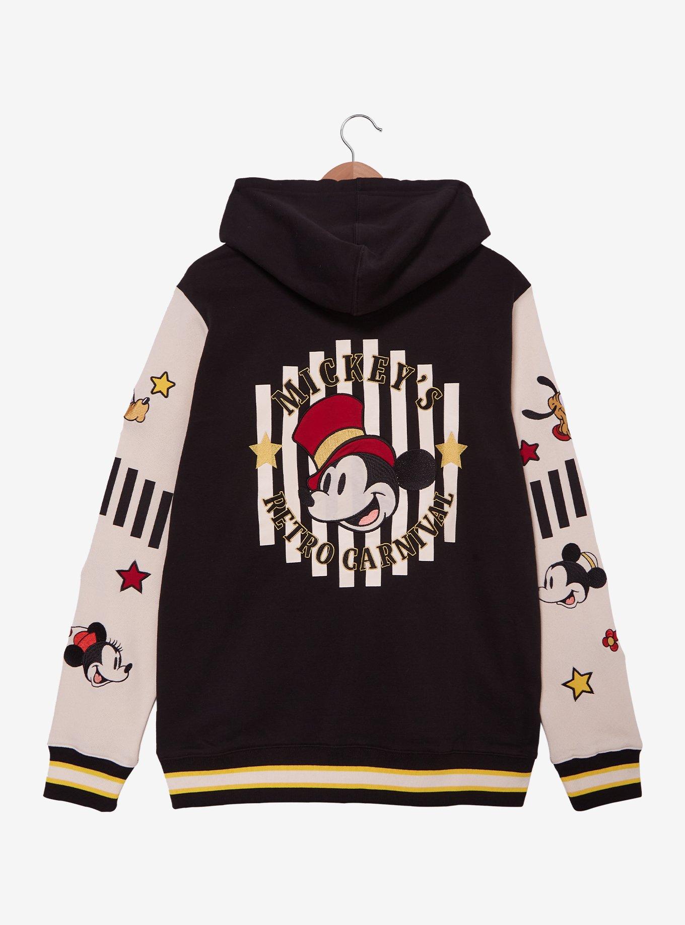 Disney Mickey Mouse & Friends Carnival Icons Zippered Hoodie - BoxLunch Exclusive, , hi-res