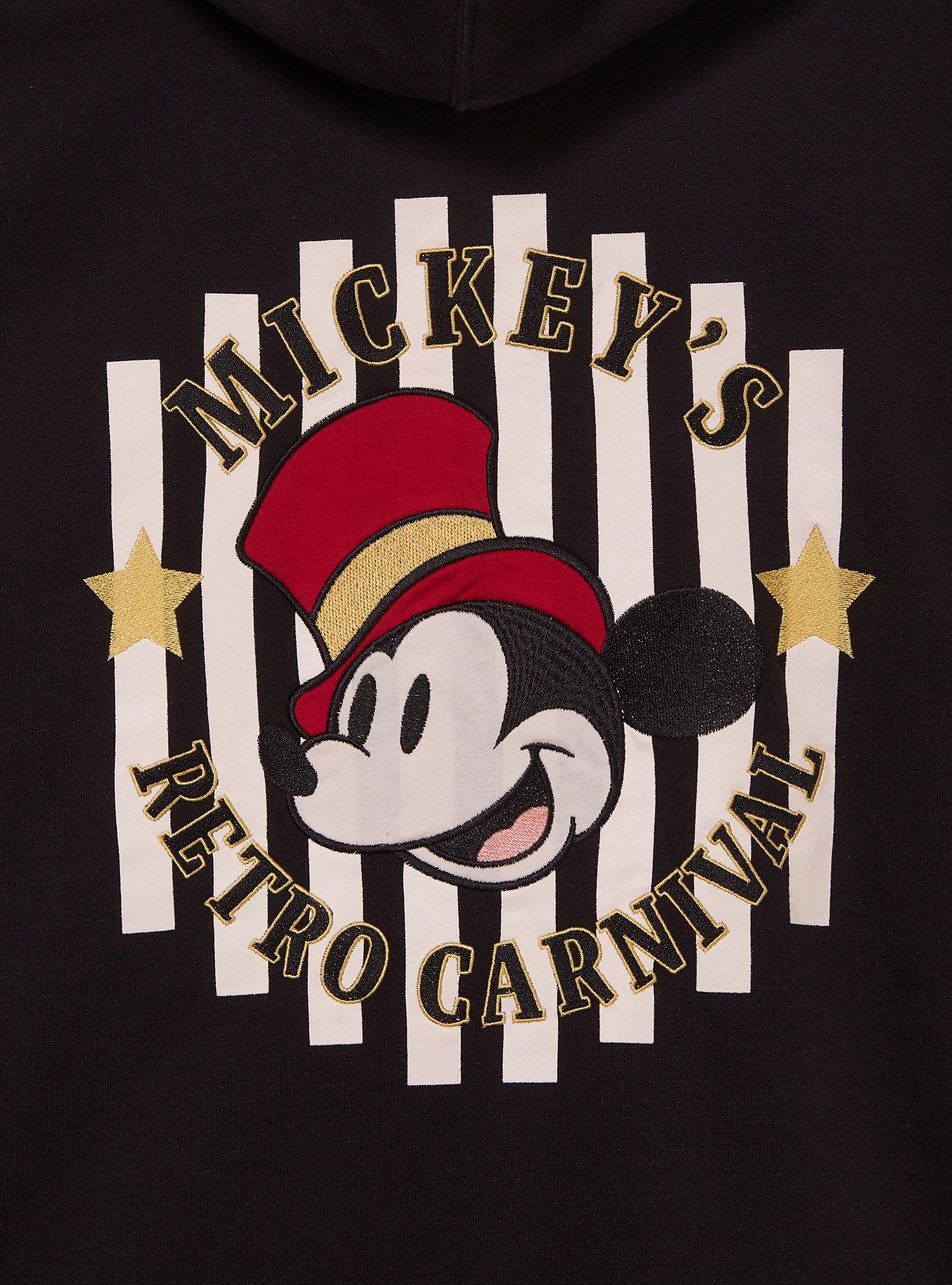 Disney Mickey Mouse & Friends Carnival Icons Zippered Hoodie - BoxLunch Exclusive, MULTI, alternate