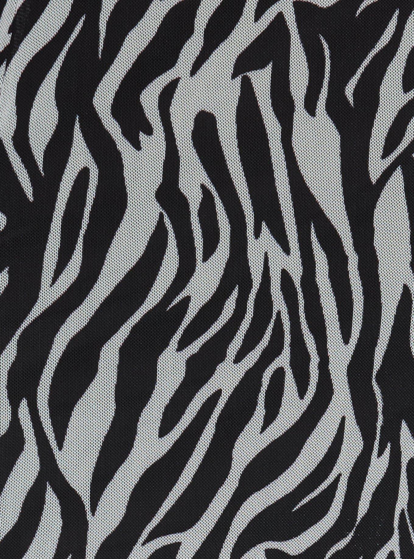 Zebra Print Slip Maxi Dress, , alternate