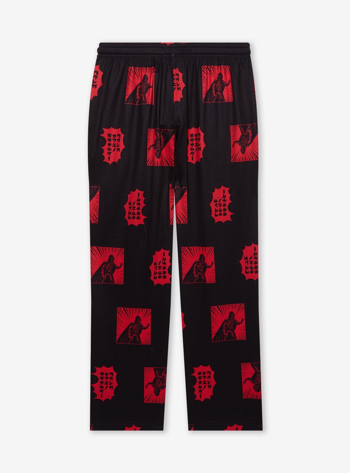 Star Wars Darth Vader Comic Panels Allover Print Sleep Pants - BoxLunch Exclusive, , hi-res