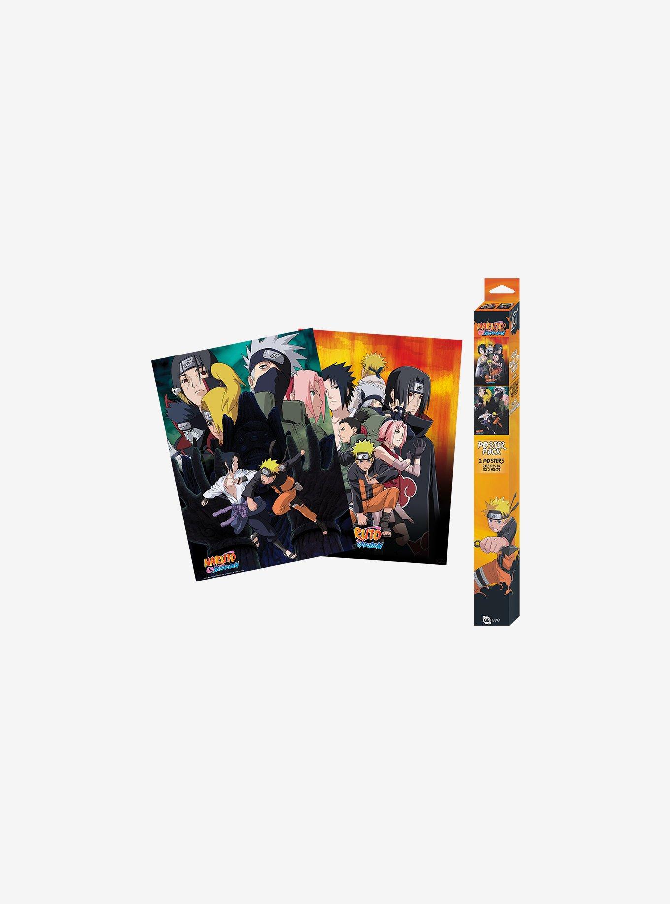 Naruto Shippuden Notebook Acryl & Poster Bundle, , alternate