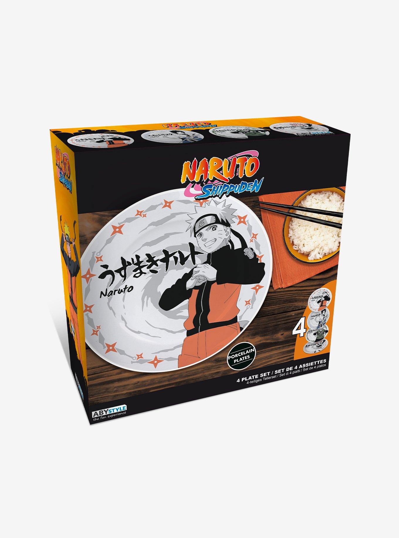 Naruto Shippuden Set of 4 Plates, , alternate