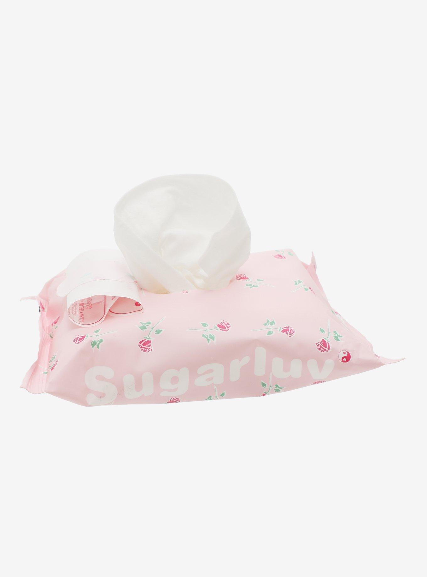 Sugarluv Micellar & Rose Water Cleansing Facial Wipes, , hi-res