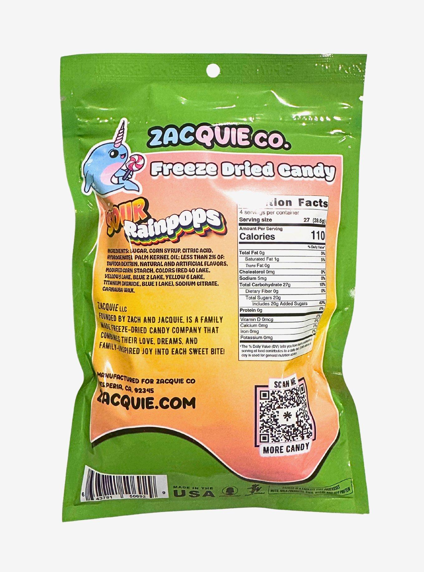 Zacquie's Sour Rainpops Freeze Dried Candy, , hi-res