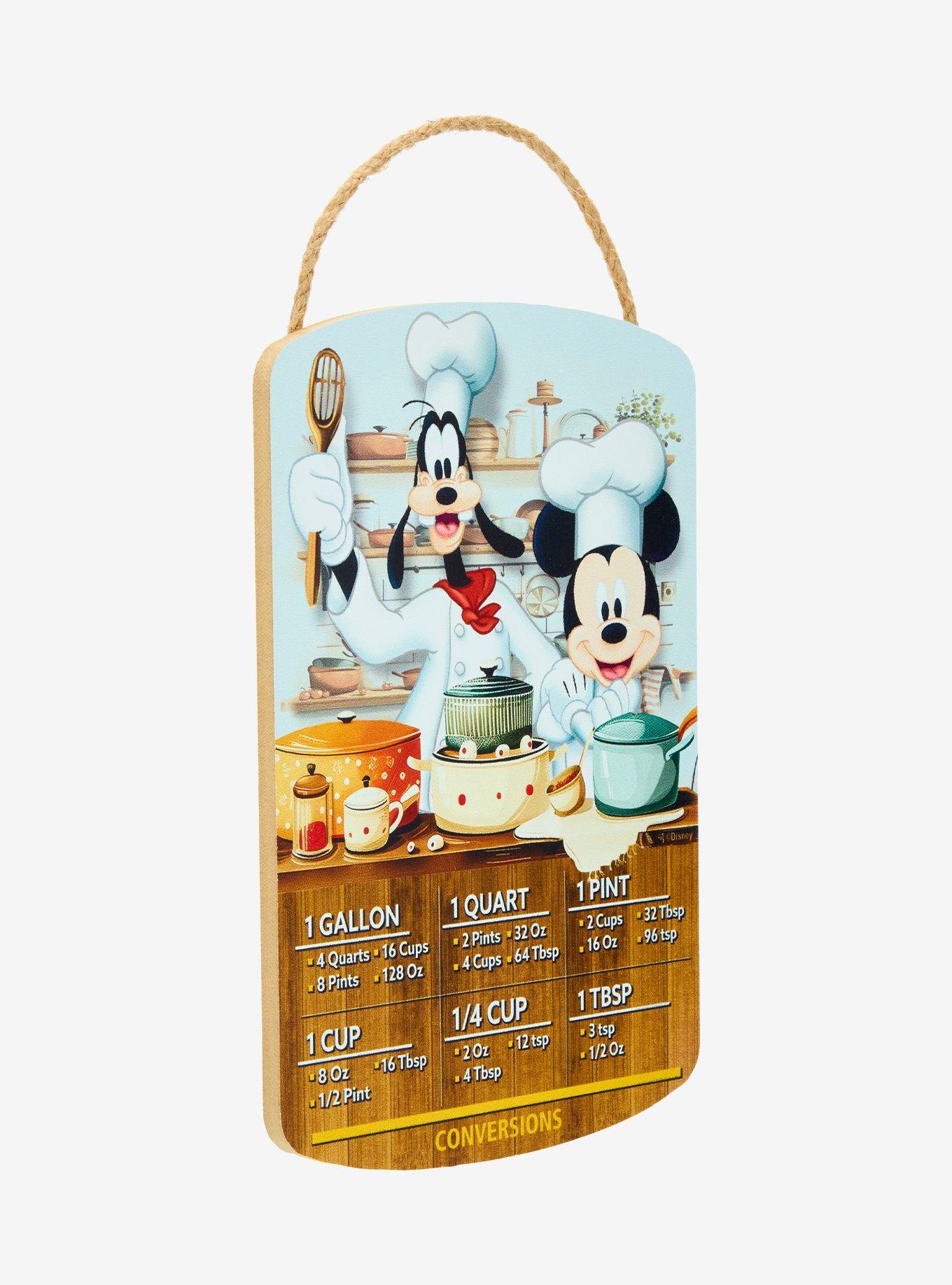 Disney Mickey & Goofy Chefs Kitchen Conversions Wall Sign - BoxLunch Exclusive, , hi-res