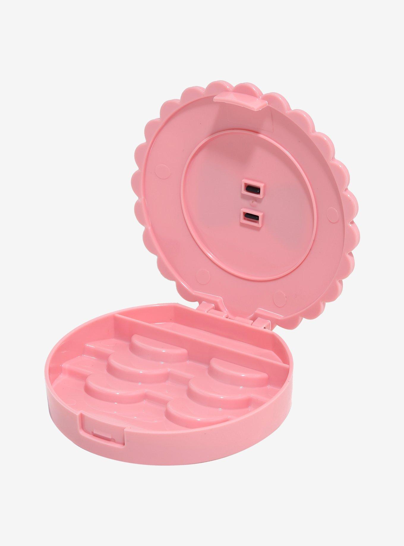 Pink & Black Bow Eyelash Holder, , alternate