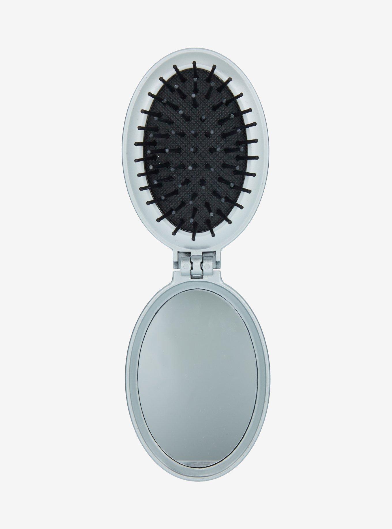 Silver Bow Foldable Compact Brush, , alternate