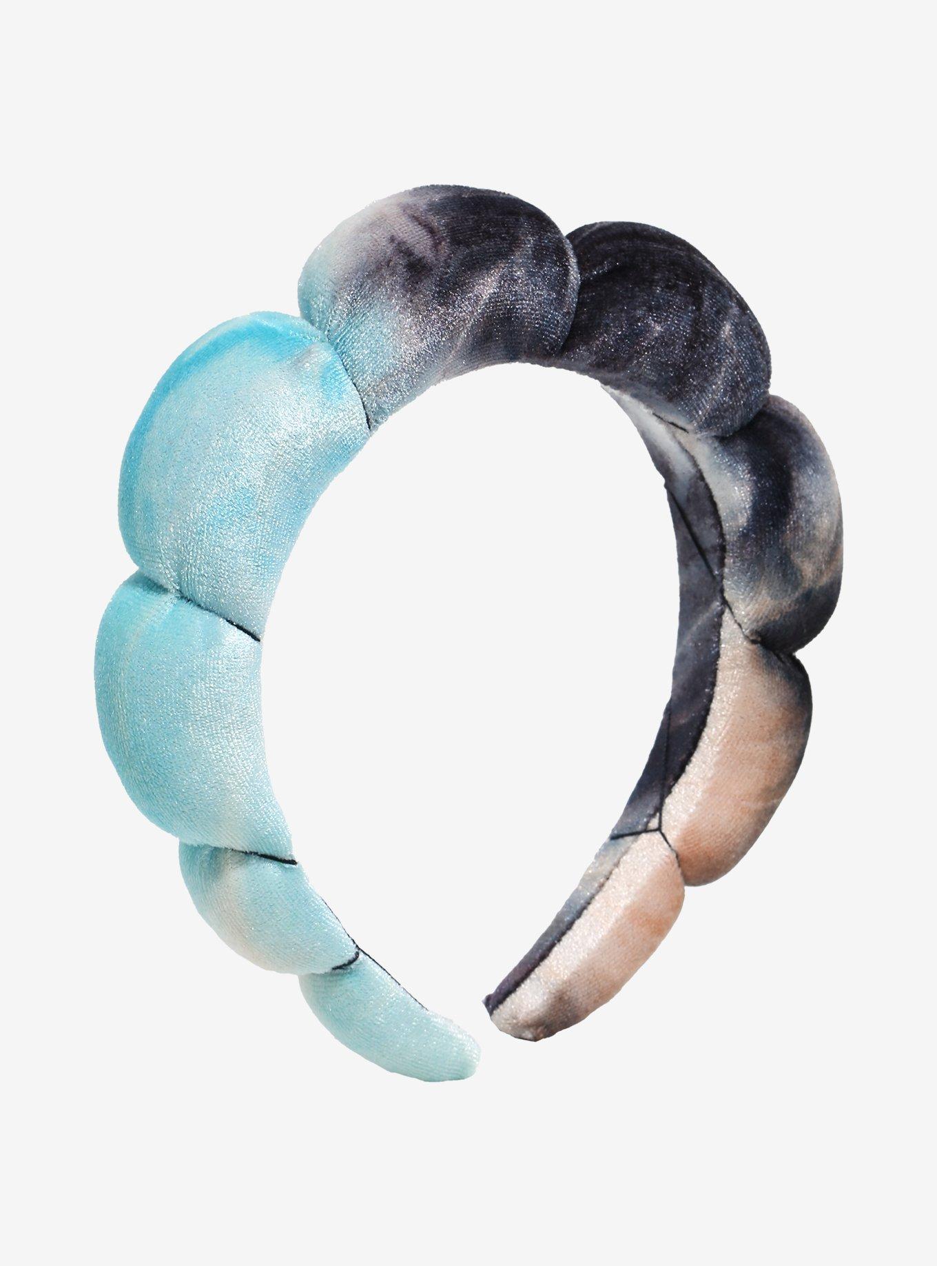 Blue & Black Croissant Spa Headband, , hi-res