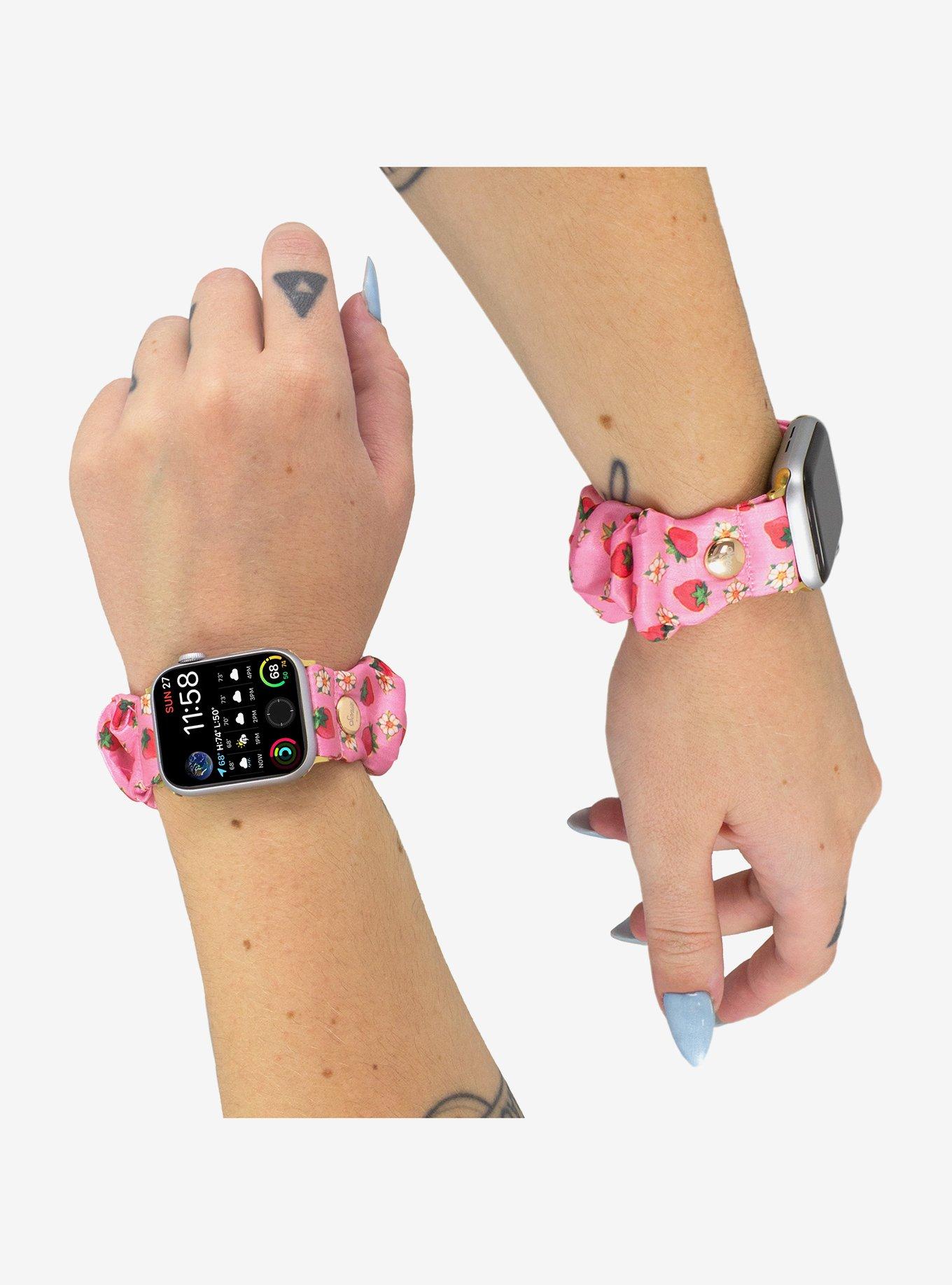 Strawberry Shortcake Vintage x Sonix Scrunchie Watchband, , alternate