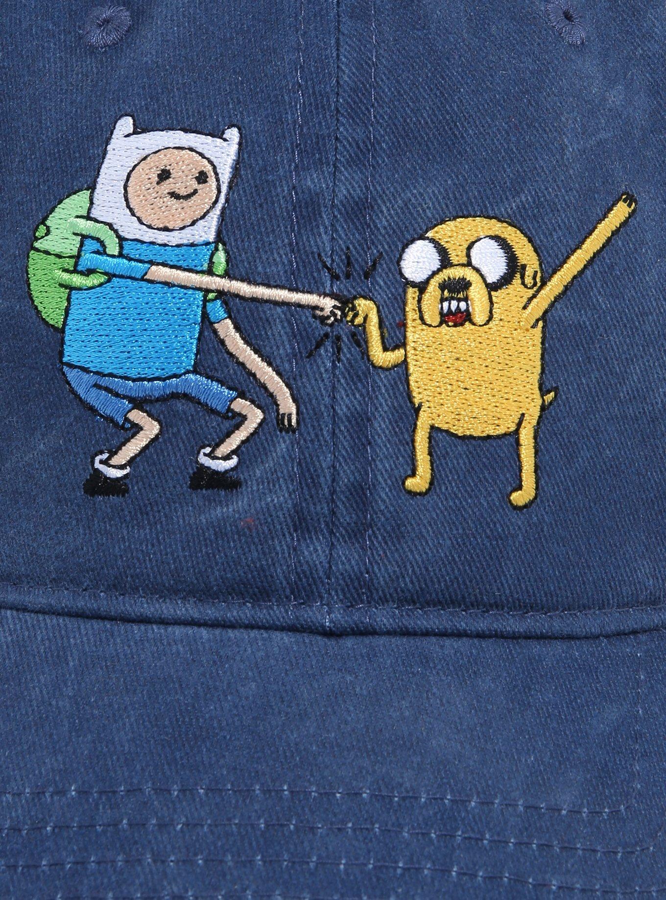 Adventure Time Finn & Jake Fist Bump Embroidered Ball Cap - BoxLunch Exclusive, , alternate