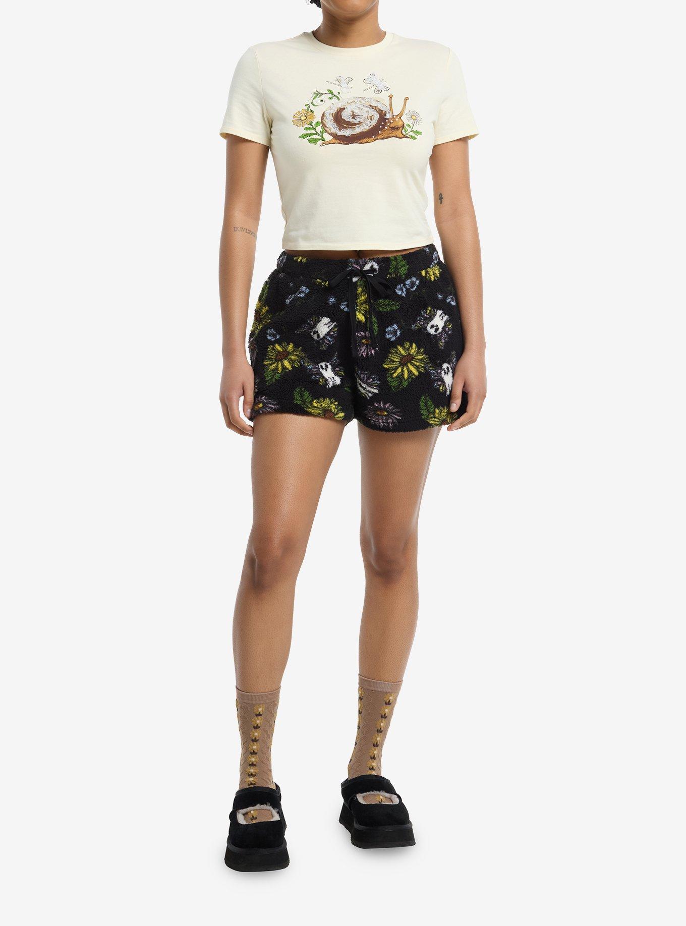 Thorn & Fable Lace Snail Girls Baby T-Shirt, , hi-res