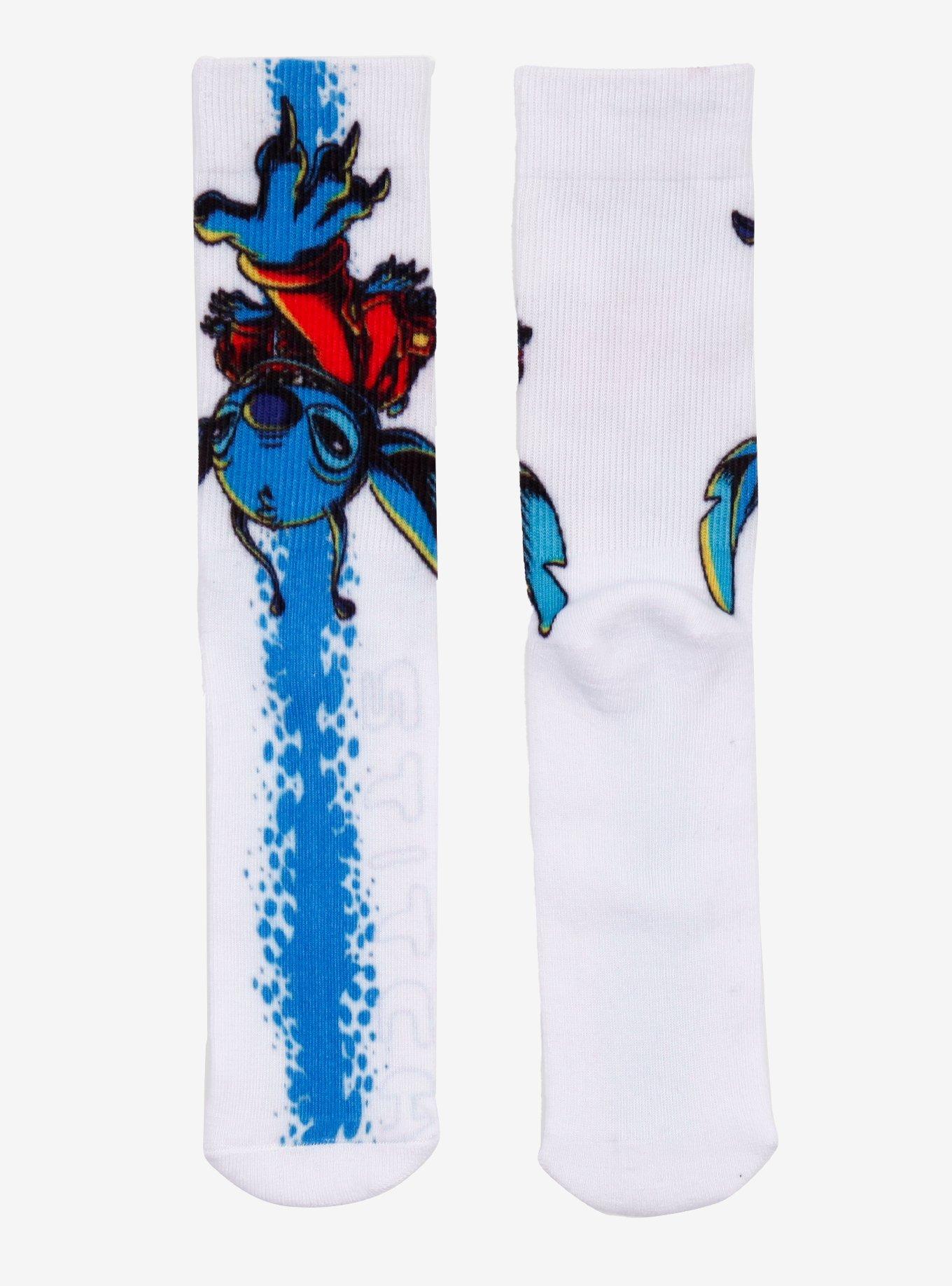 Disney Stitch Space Suit Crew Socks