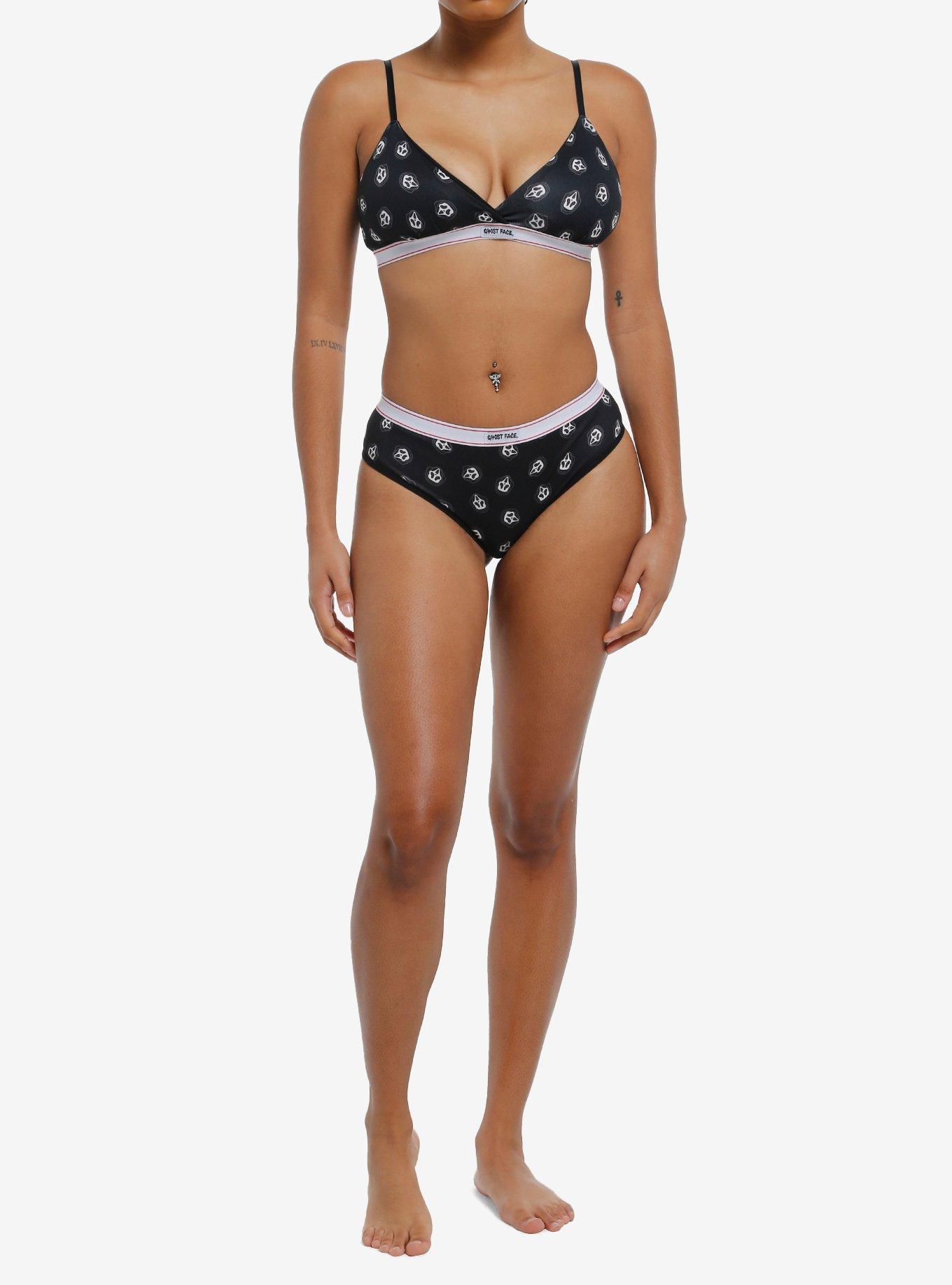 Ghost Face Mask Bralette, , hi-res