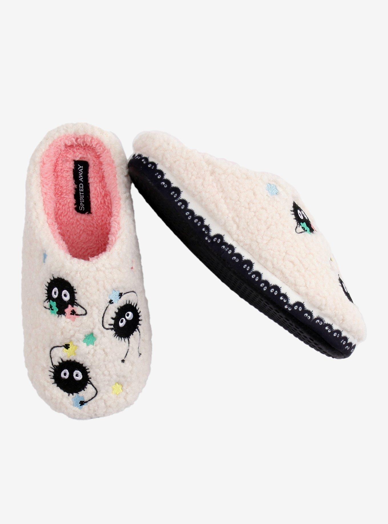 Studio Ghibli® Spirited Away Soot Sprites Star Candy Fuzzy Slippers, , hi-res