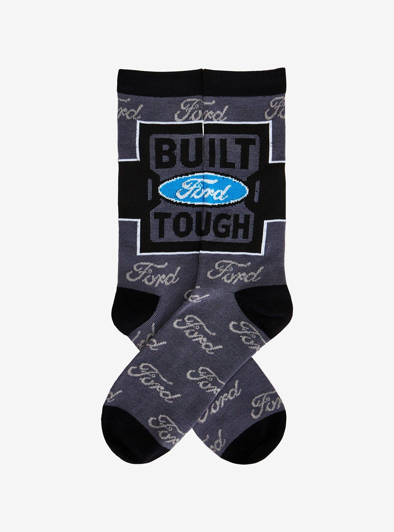 Ford Logo Crew Socks, , hi-res