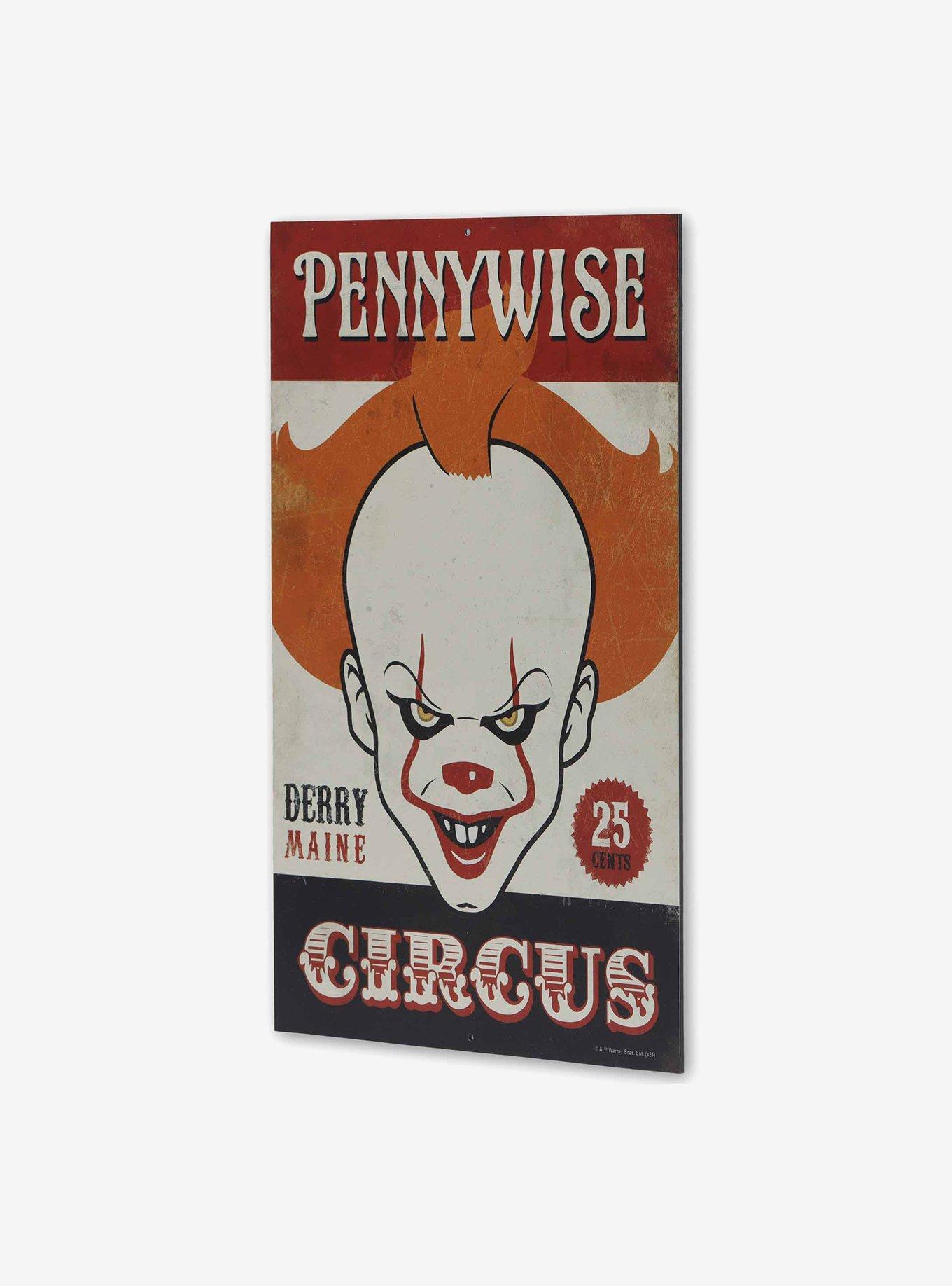 IT Pennywise Circus Metal Sign, , hi-res