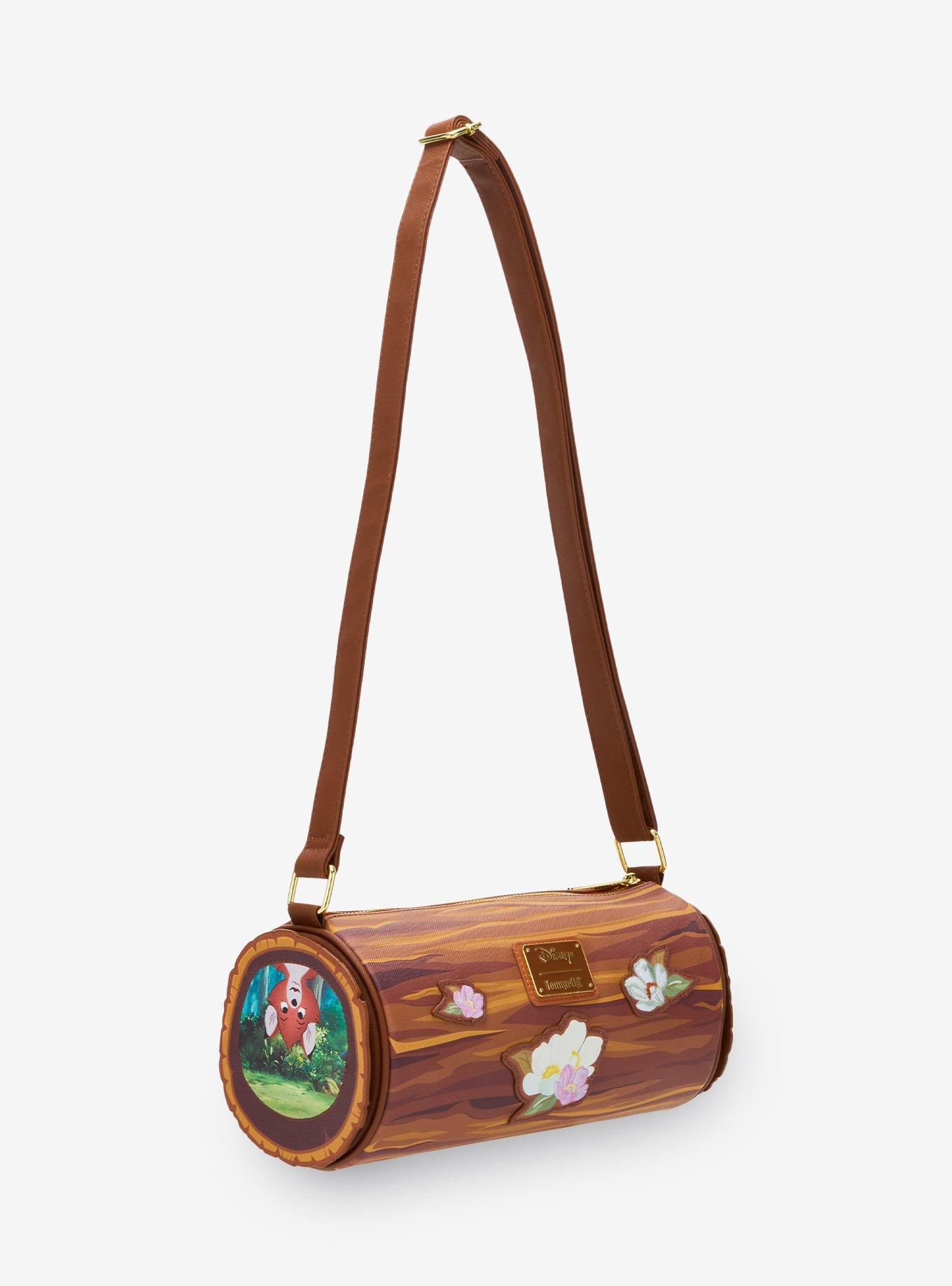 Loungefly Disney The Fox And The Hound Floral Log Crossbody Bag, , hi-res