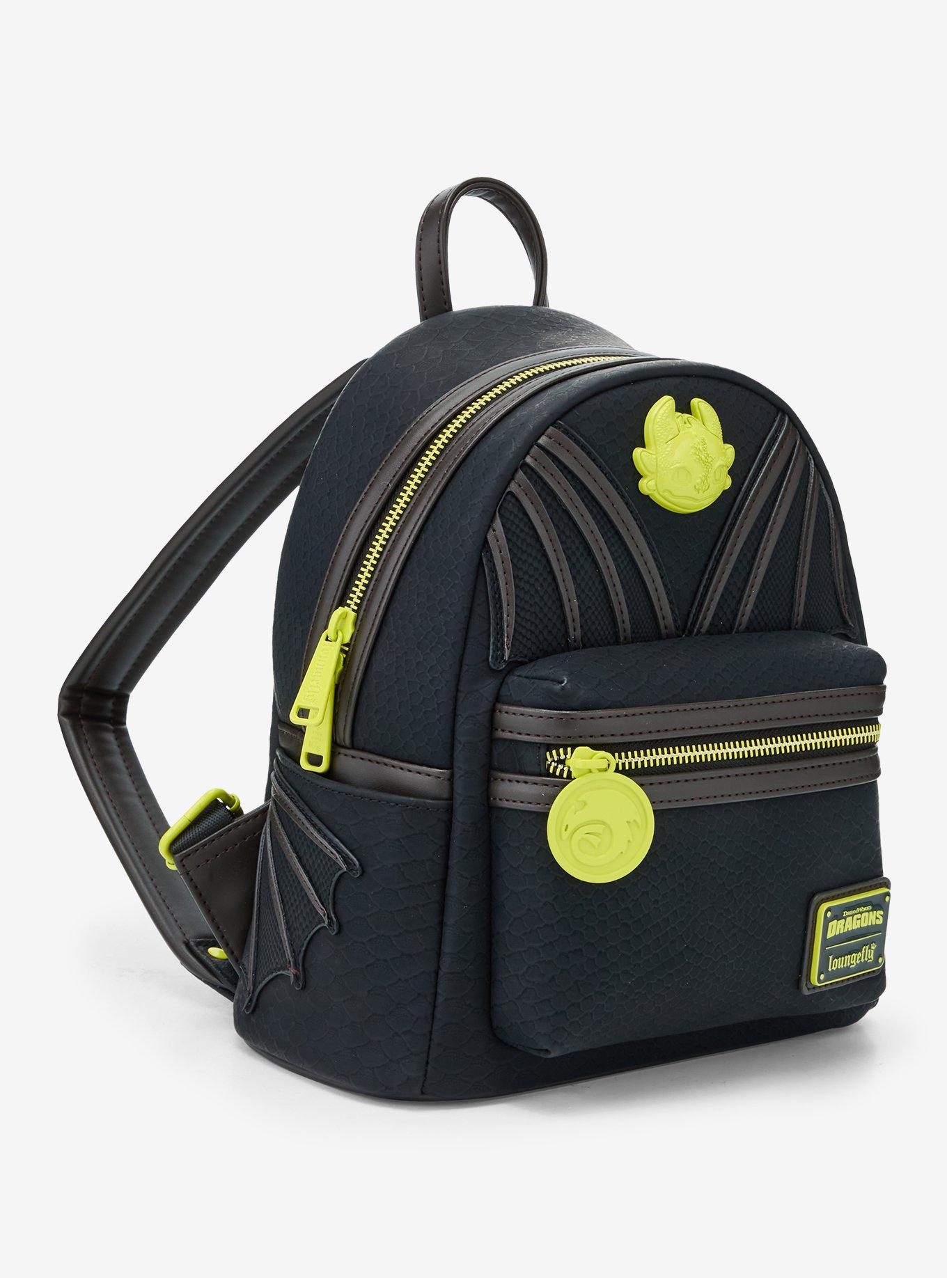Loungefly How To Train Your Dragon Toothless Textured Mini Backpack, , hi-res
