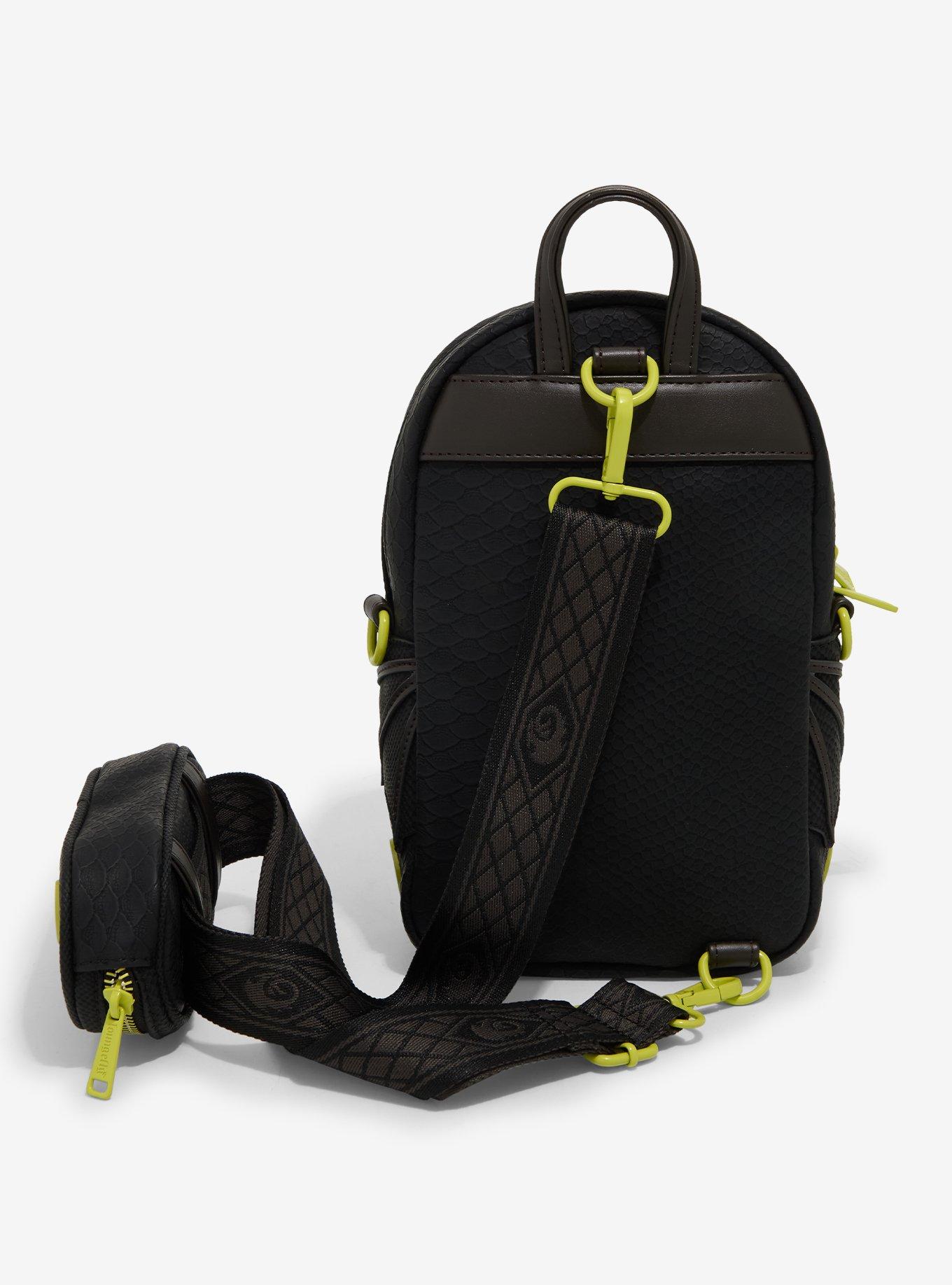 Loungefly How To Train Your Dragon Toothless Textured Sling Bag, , alternate