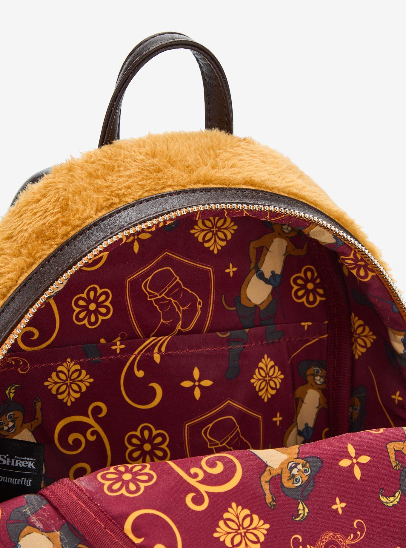 Loungefly Shrek Puss In Boots Mini Backpack, , alternate