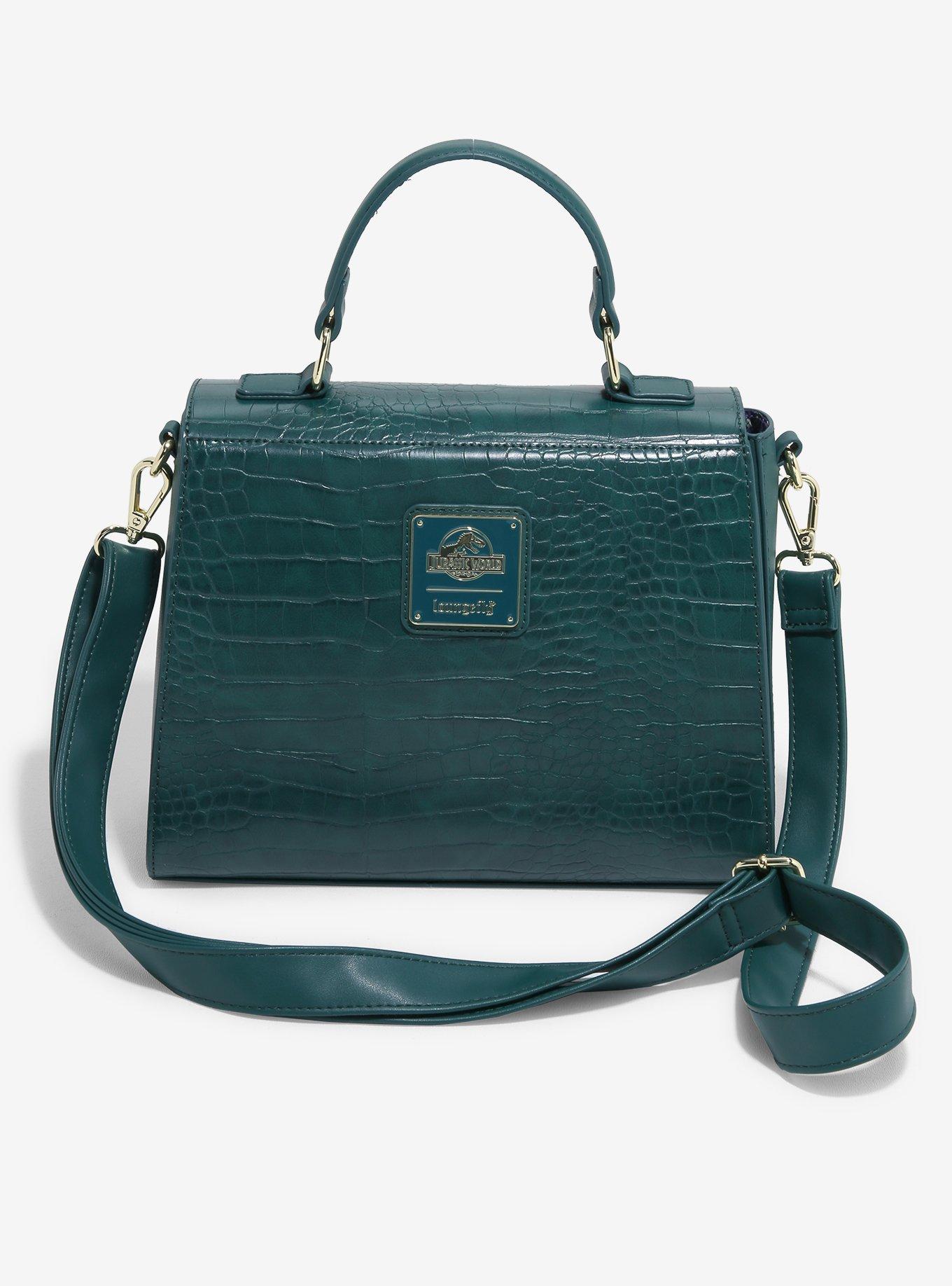 Loungefly Jurassic World Raptor Foliage Crossbody Bag, , alternate