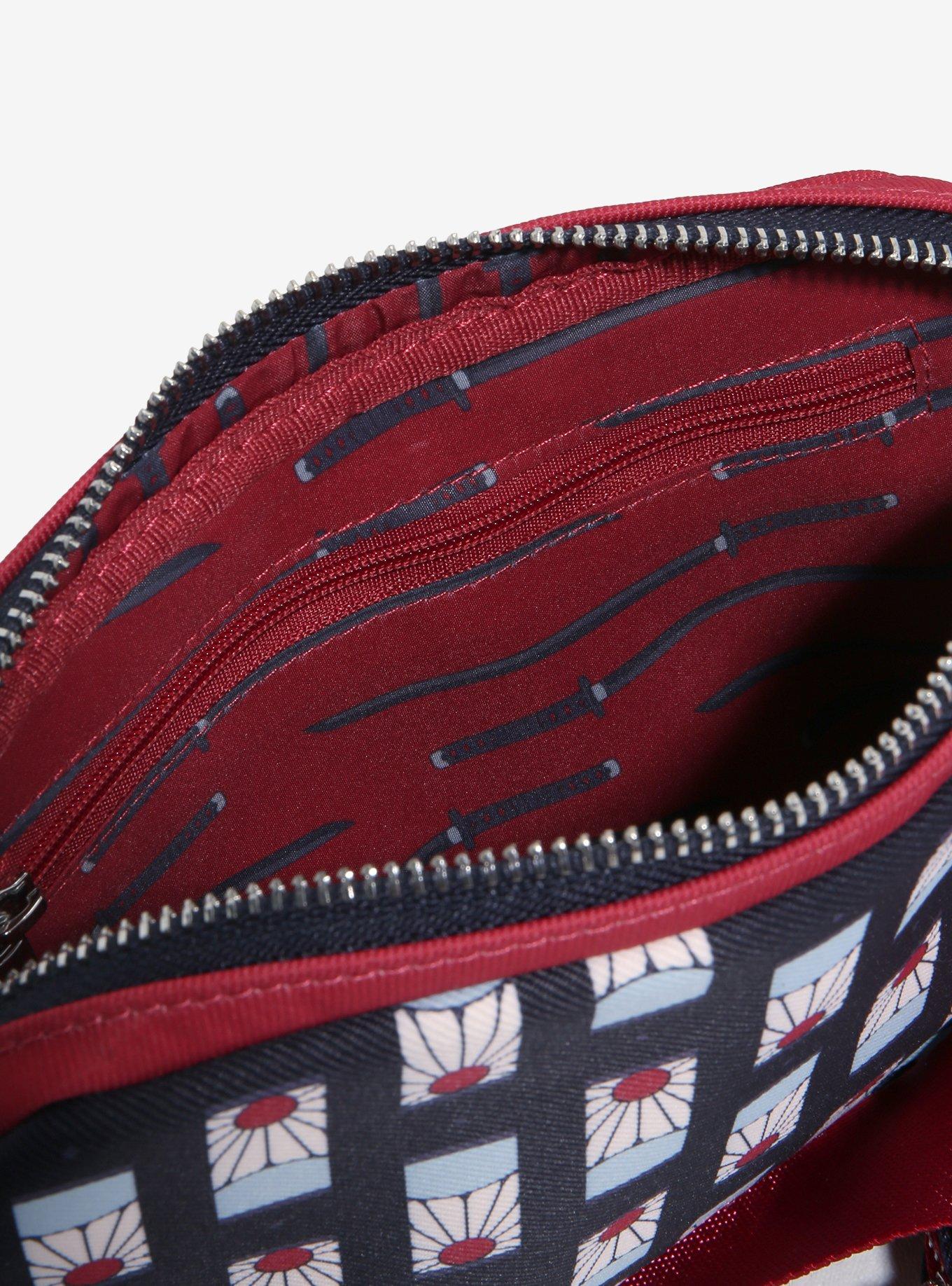 Loungefly Demon Slayer: Kimetsu No Yaiba Tanjiro Hanafuda Sling Bag, , alternate