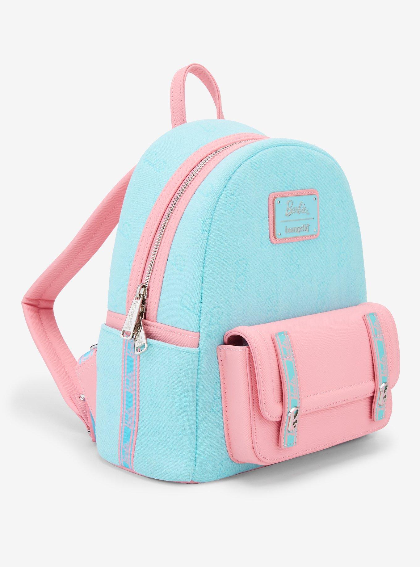 Loungefly Barbie Pink & Blue Mini Backpack, , hi-res