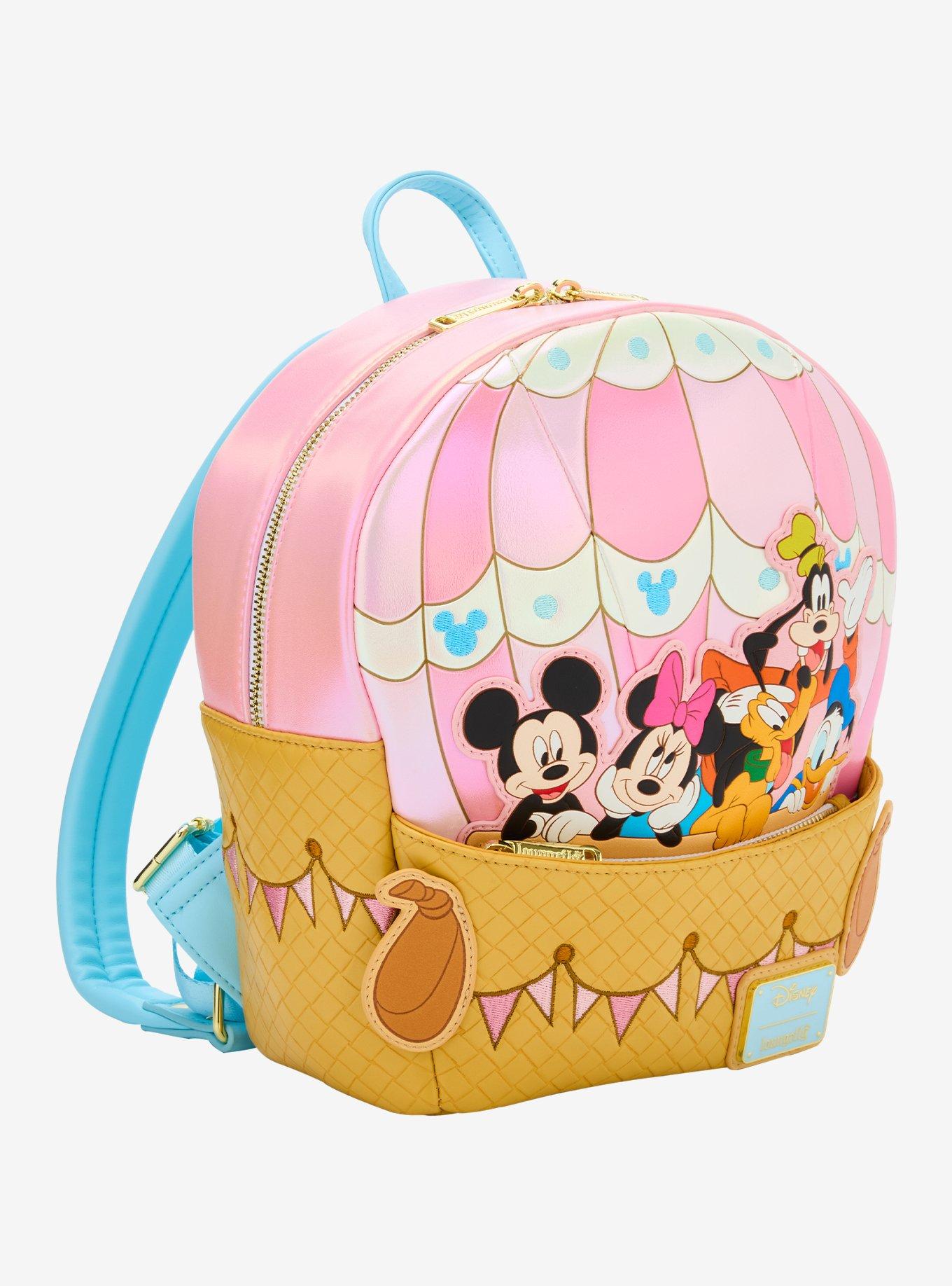 Loungefly Disney Mickey Mouse & Friends Hot Air Balloon Mini Backpack, , hi-res