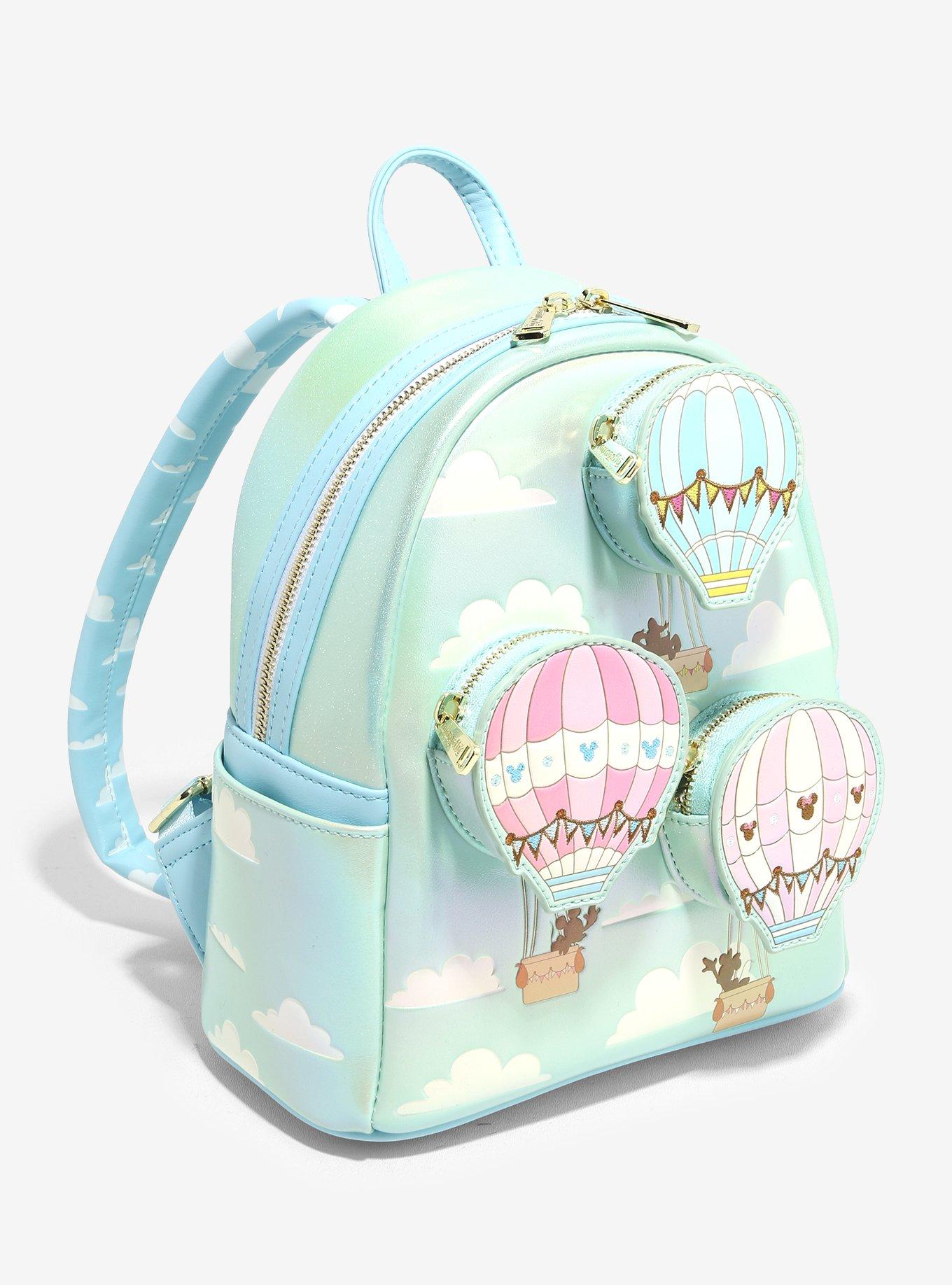 Loungefly Disney Mickey Mouse & Friends Hot Air Balloon Trio Mini Backpack, , hi-res