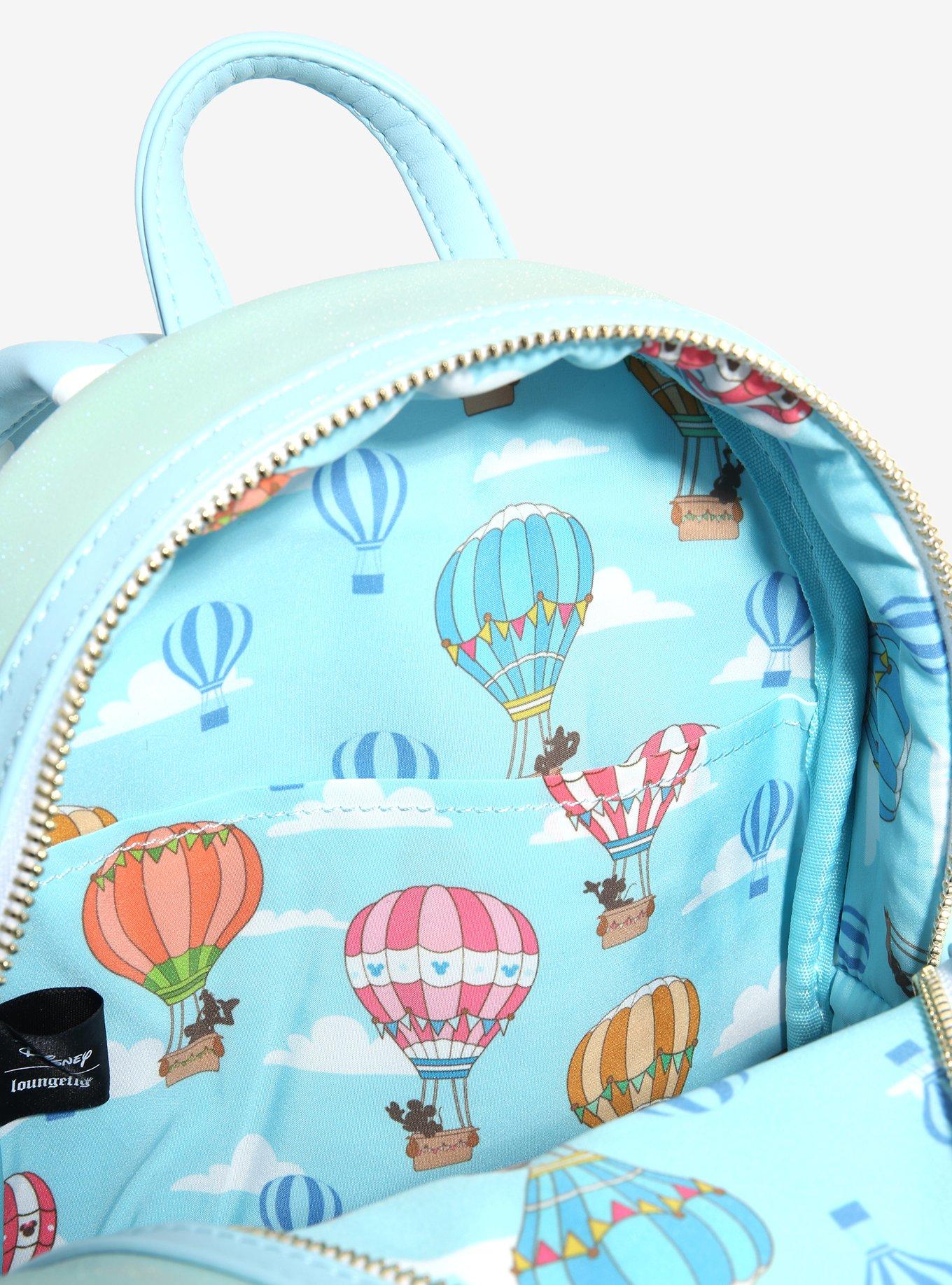 Loungefly Disney Mickey Mouse & Friends Hot Air Balloon Trio Mini Backpack, , alternate